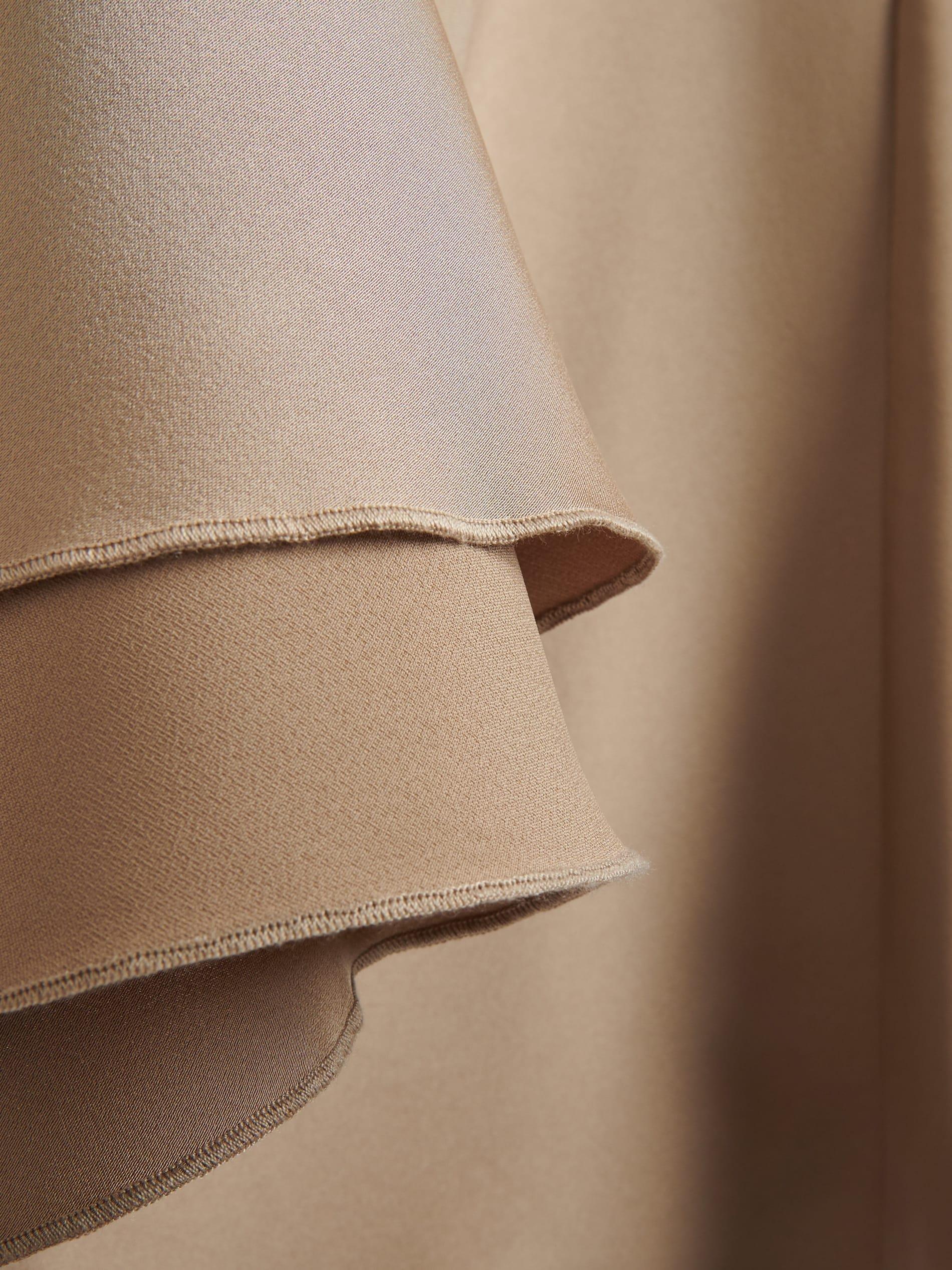 Beige Satin Maxi Skirt, , large image number 2