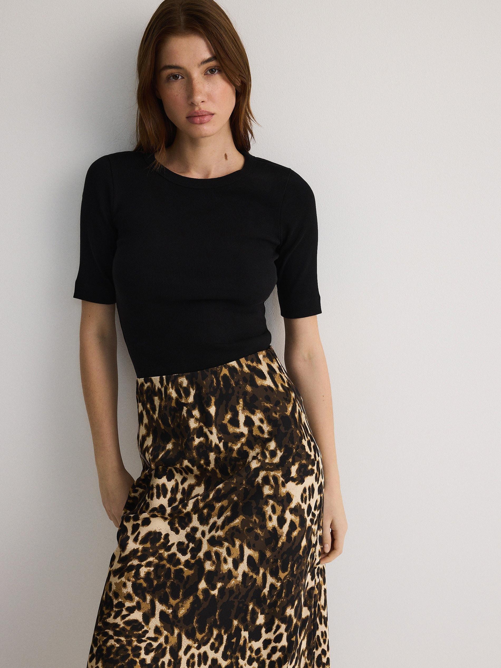 Multicolor Satin Maxi Skirt, Multicolor, large image number 4