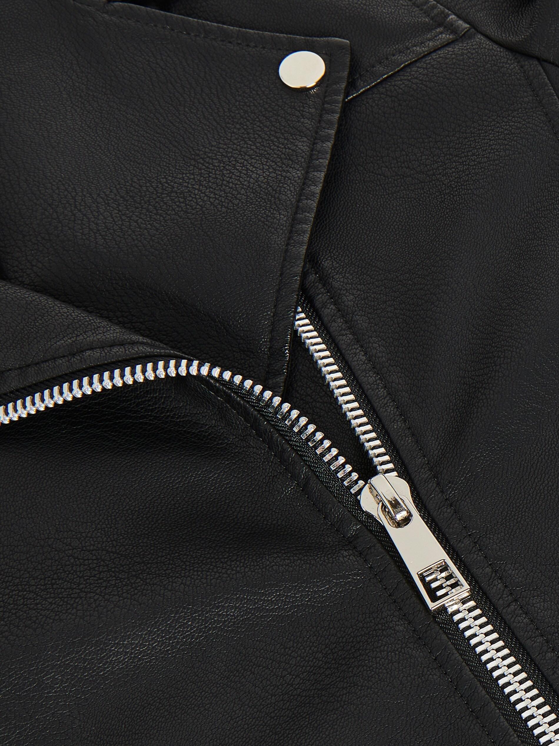 Black Biker Jacket, Women, , large image number 9