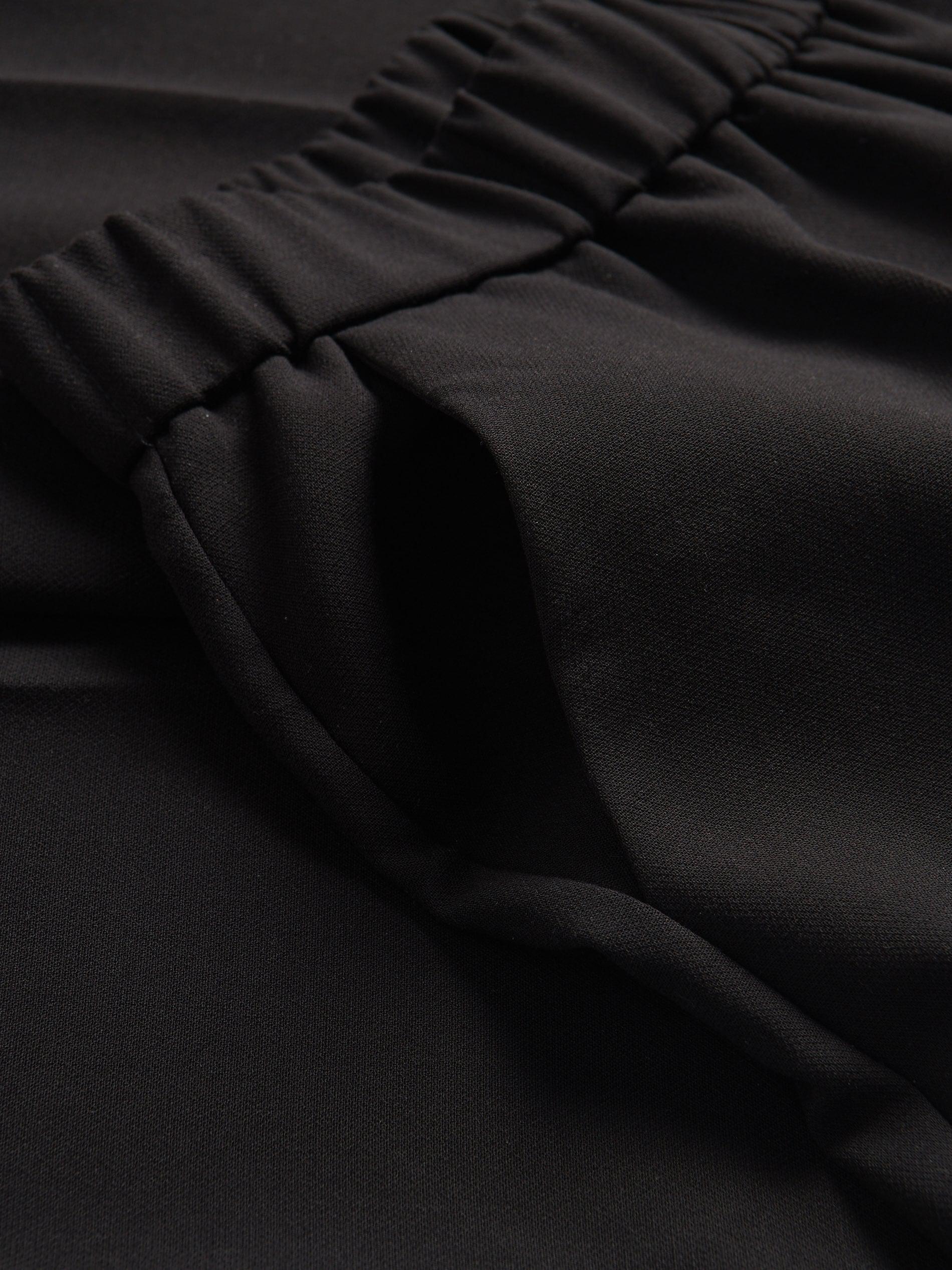 Black Trousers With Pressed Crease, Black, large image number 4