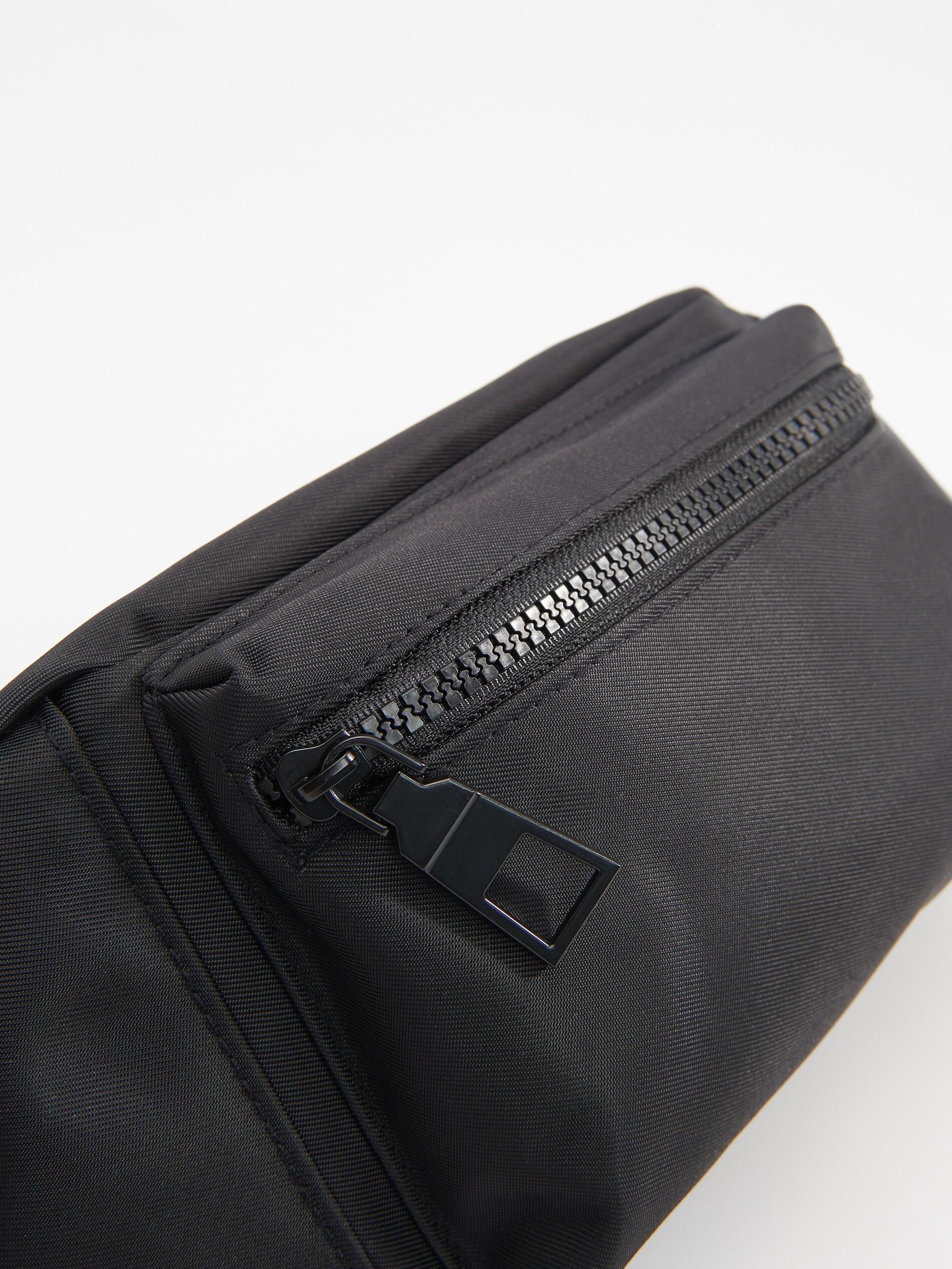 Black Waist Pack, Men, , large image number 3