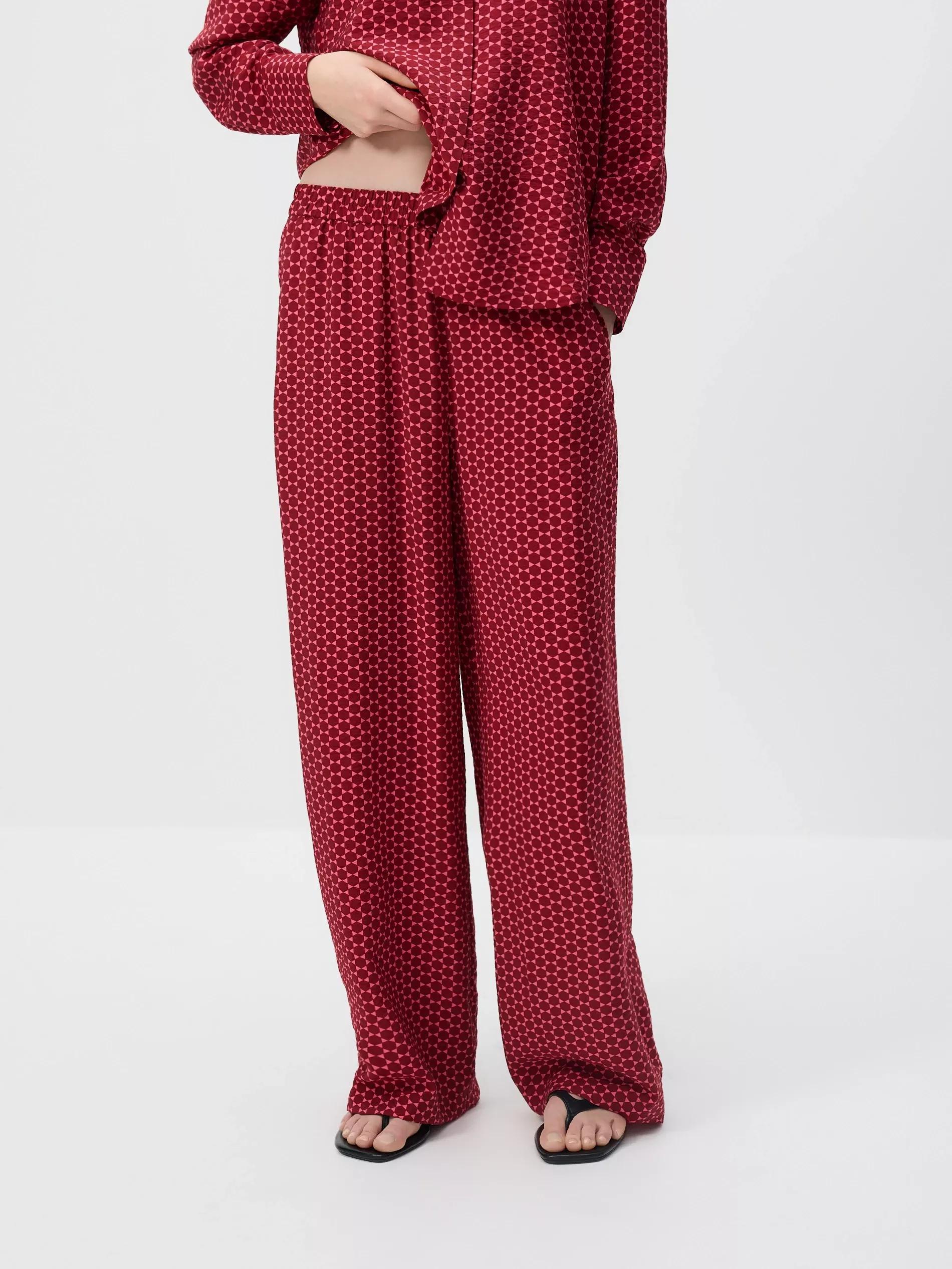Red Sample Trousers, Pink, large image number 1