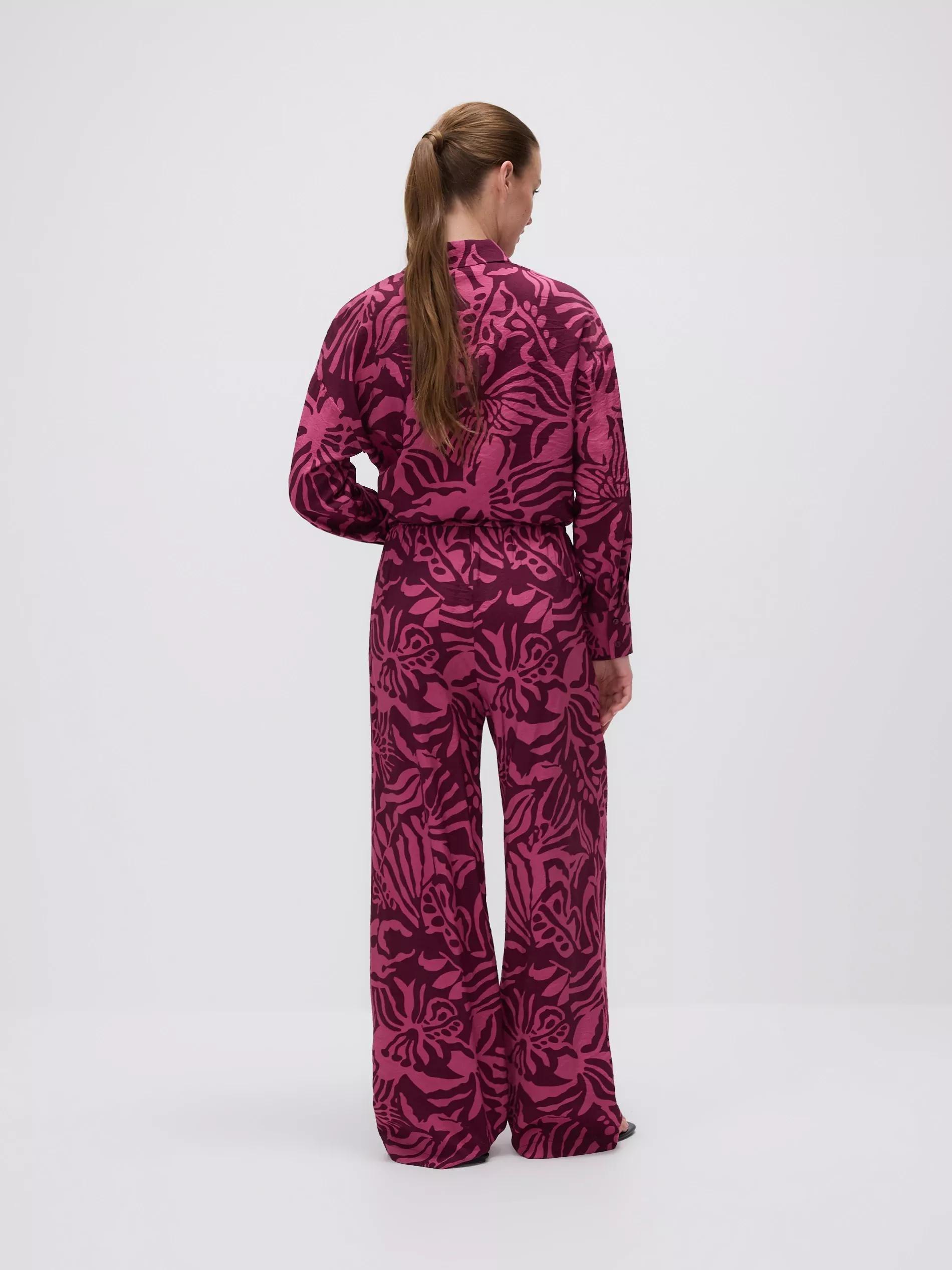 PURPLE Patterned trousers, Purple, large image number 3