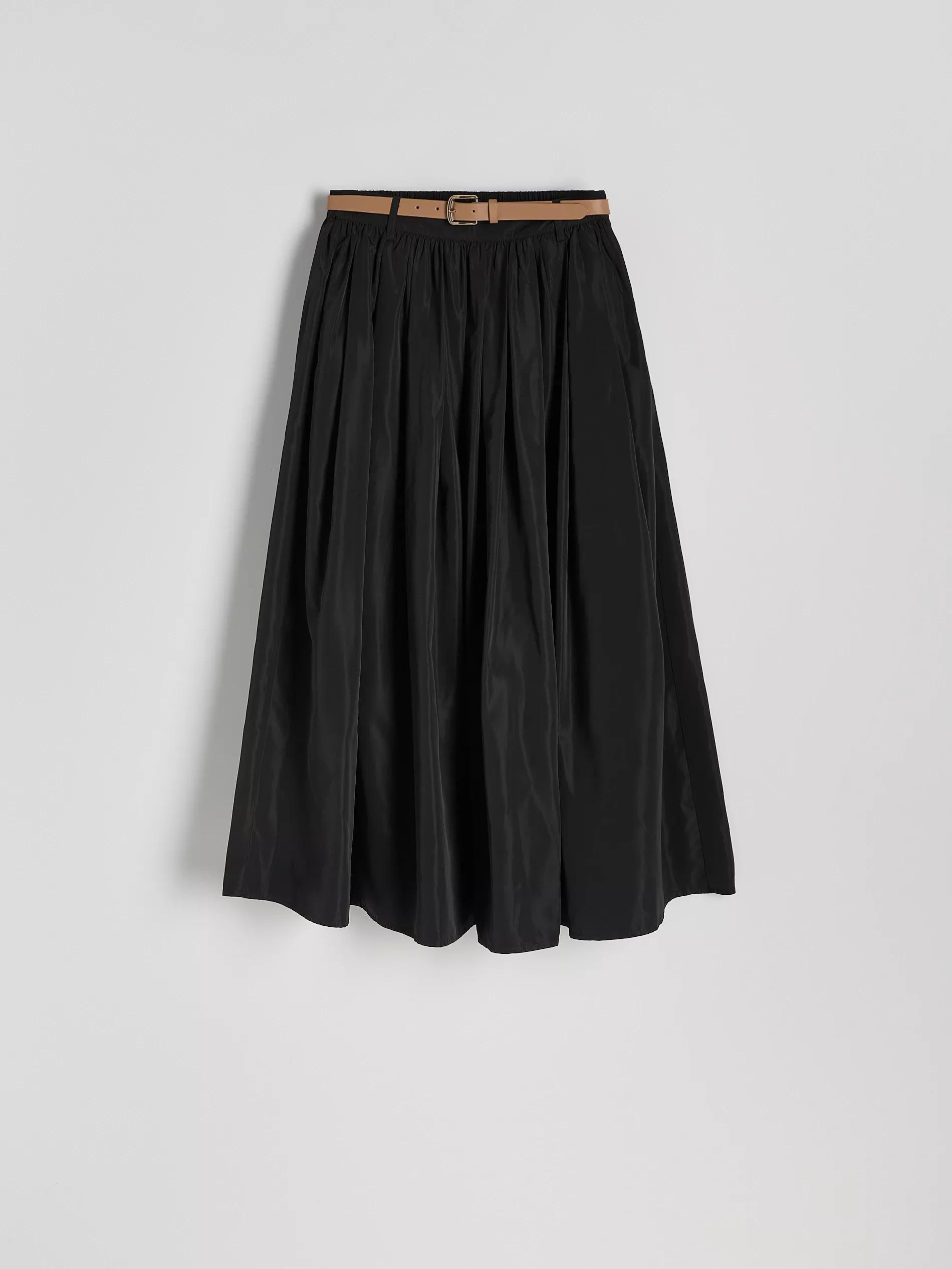 Black Skirt With Belt, , large image number 4