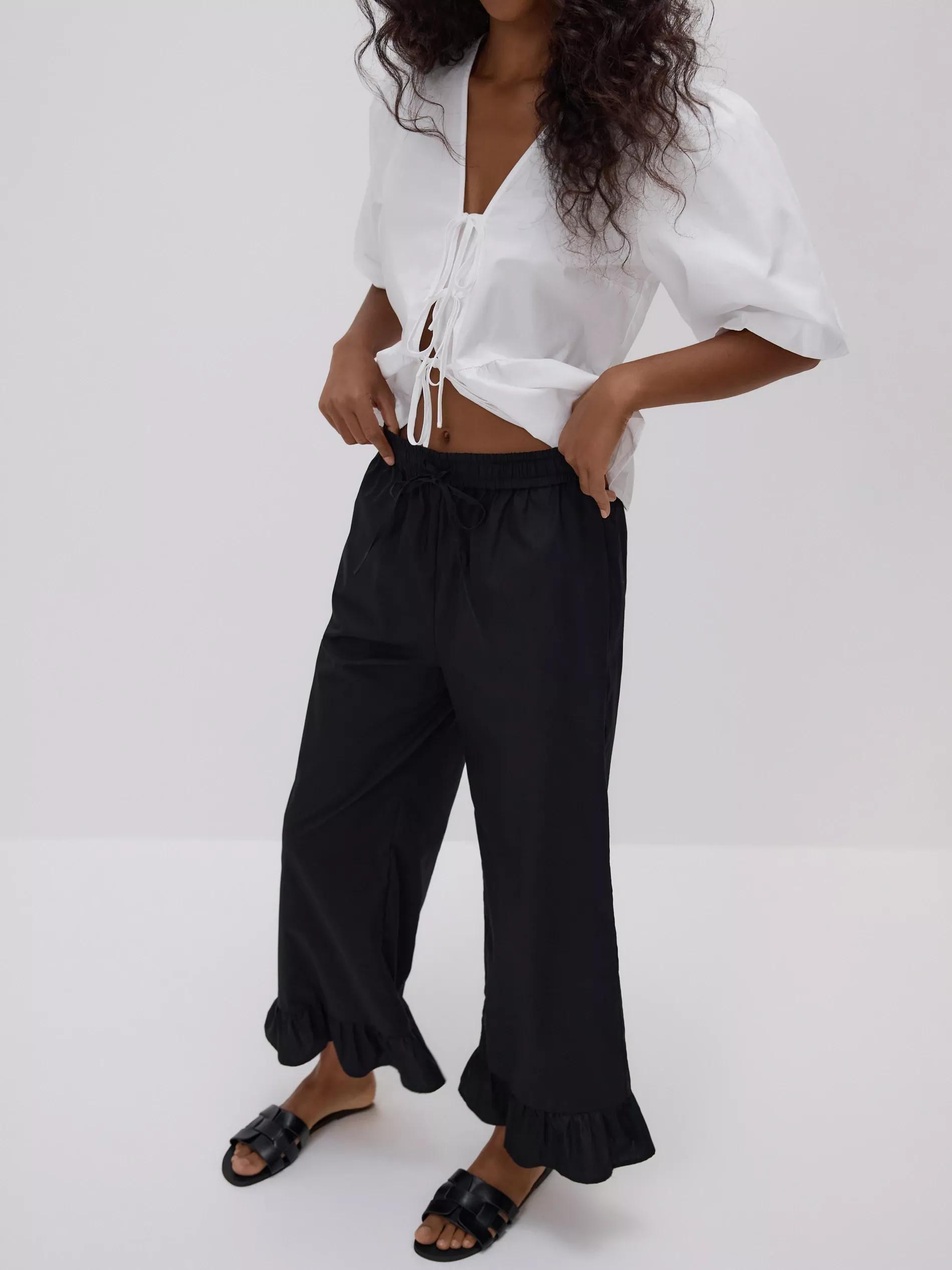 Black Trousers, Black, large image number 0