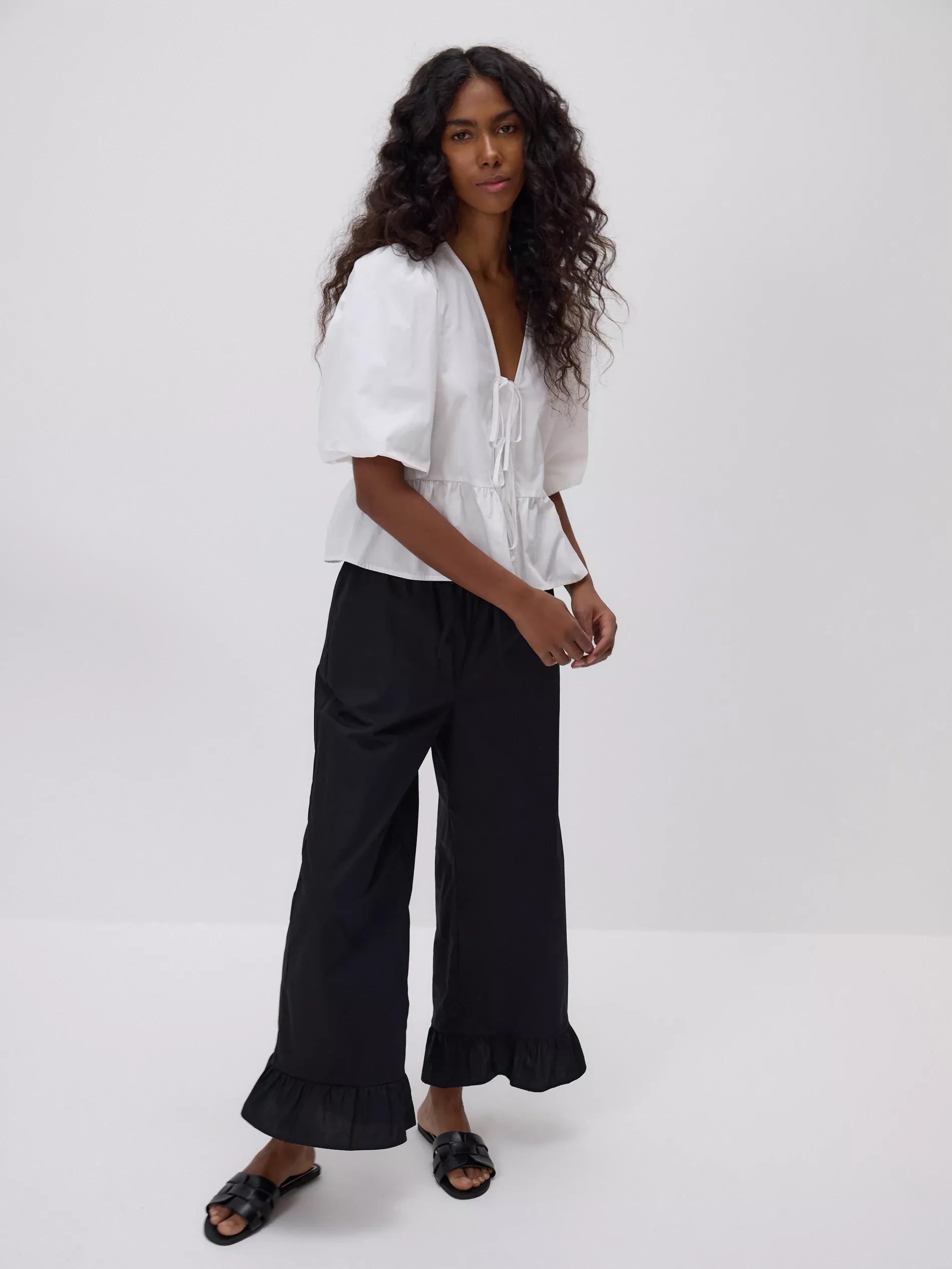 Black Trousers, Black, large image number 1