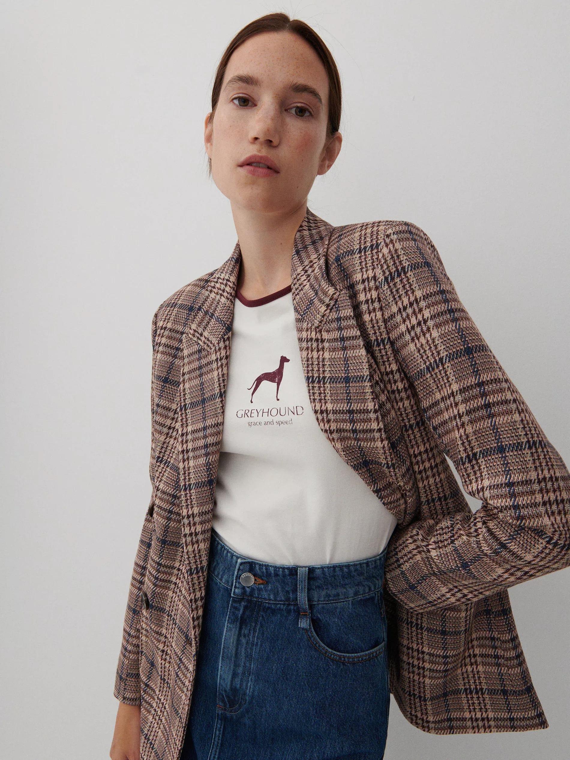Cream Printed T-Shirt, Women, , large image number 1