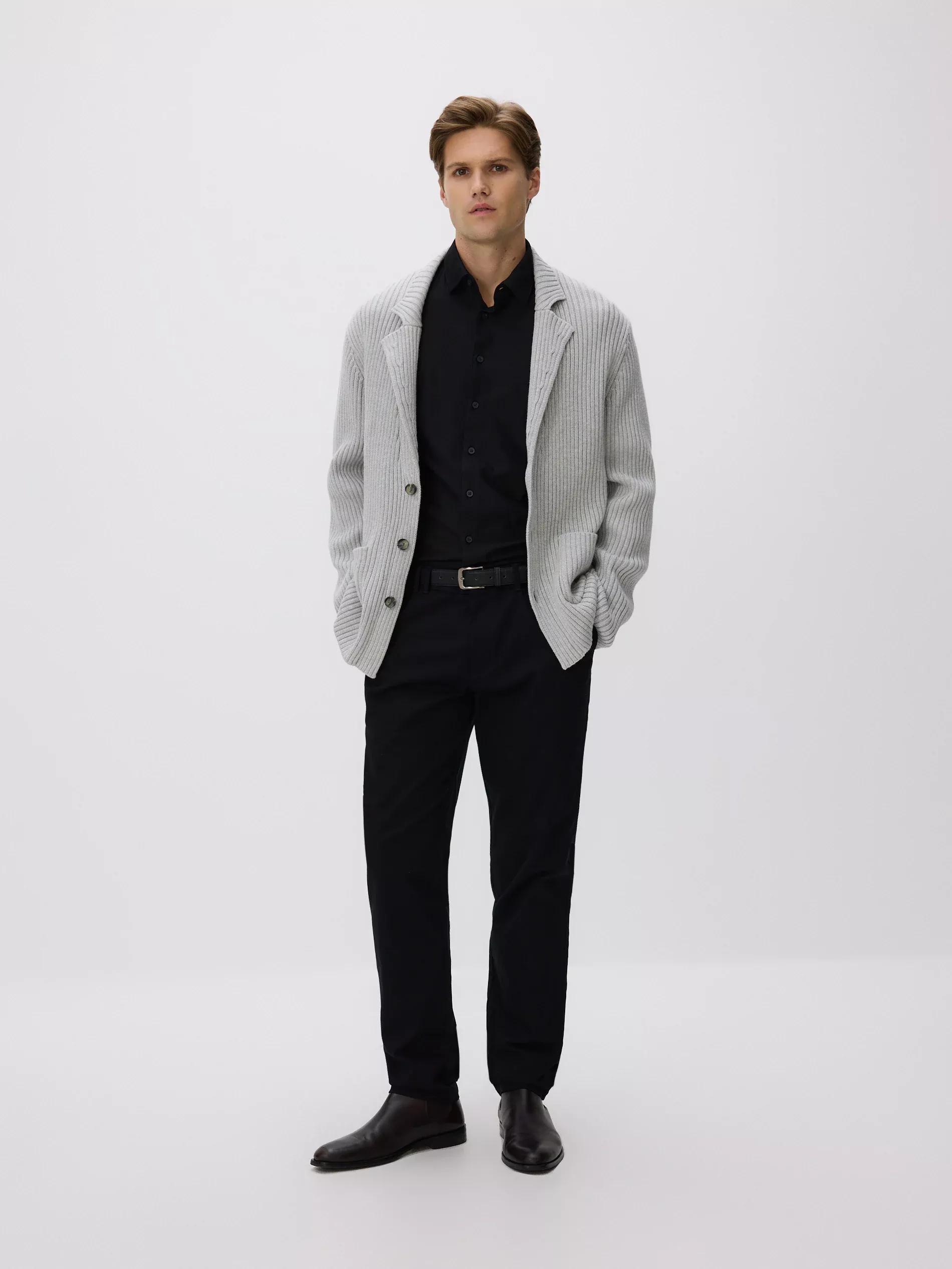 Grey Sweater, Light grey, large image number 1