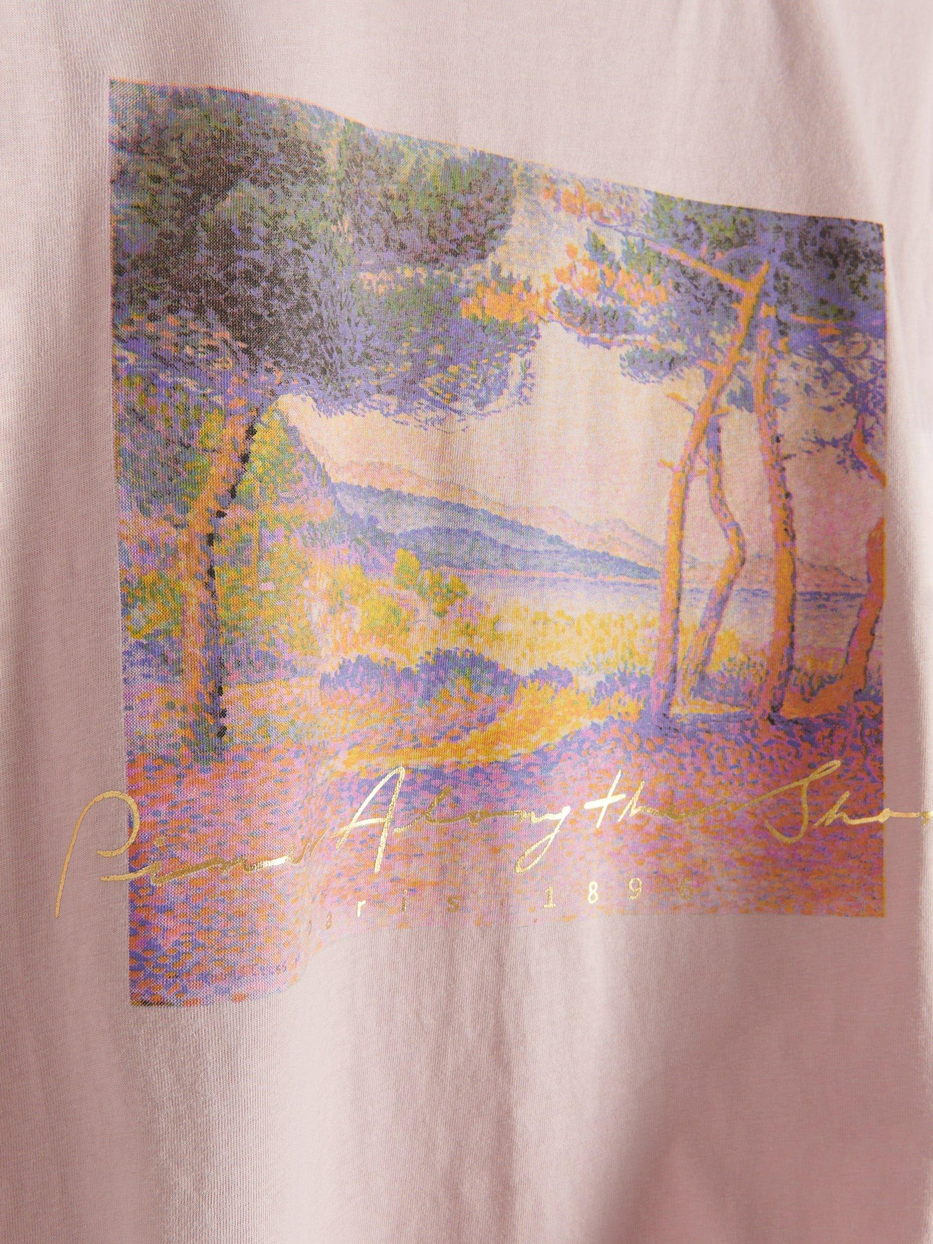 Pink Printed Kimono T-Shirt, , large image number 3