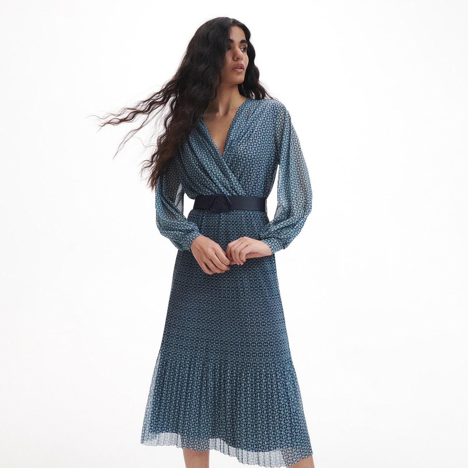Turquoise Mini Dress, , large image number 0