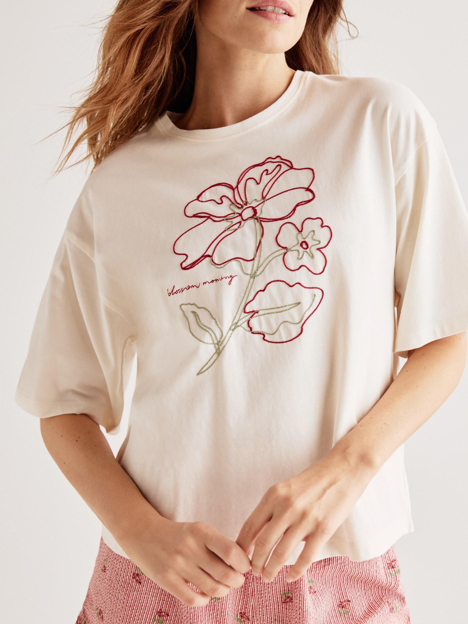 Red Two Piece Pyjama Set, Red, medium