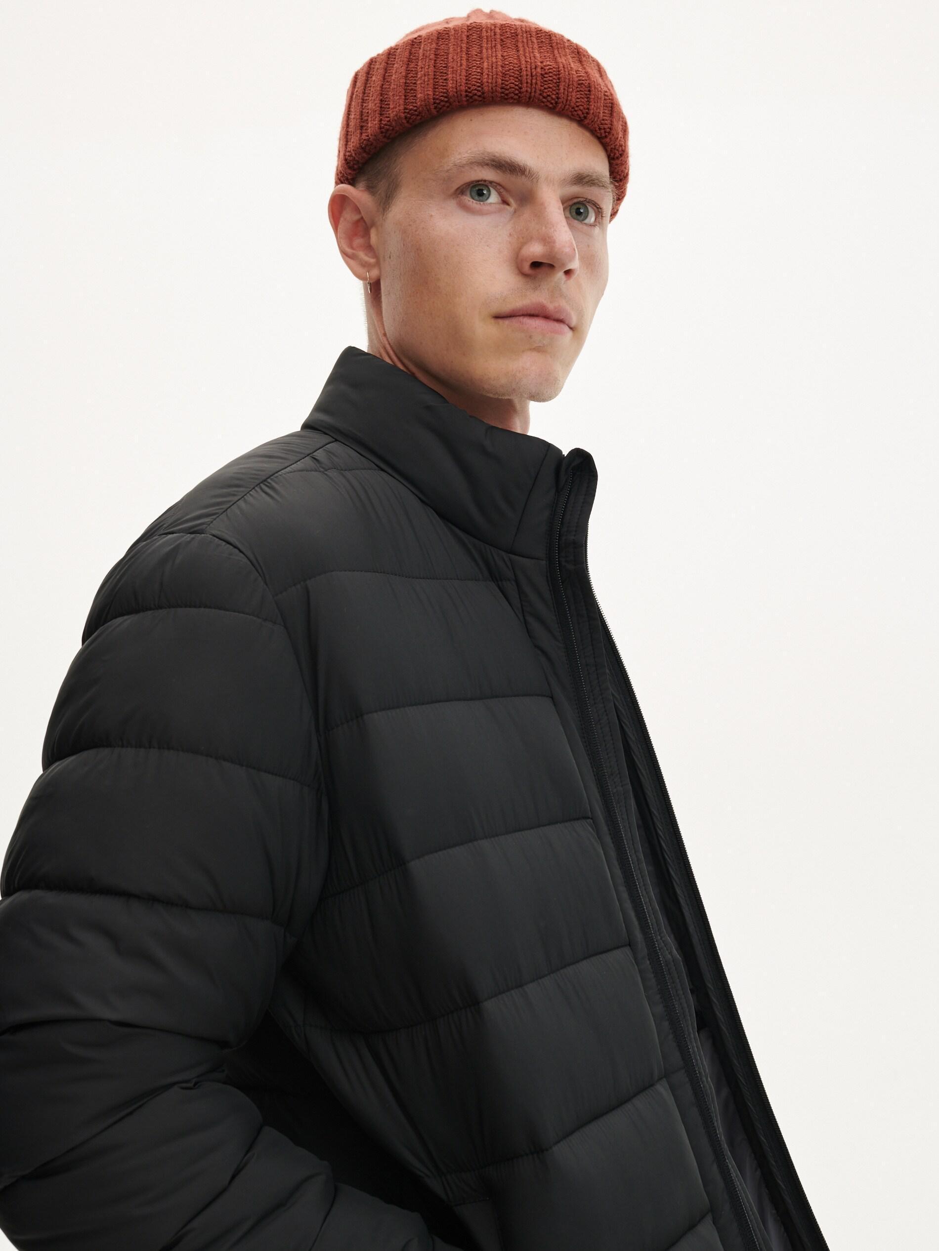 Black Quilted Jacket, , large image number 2