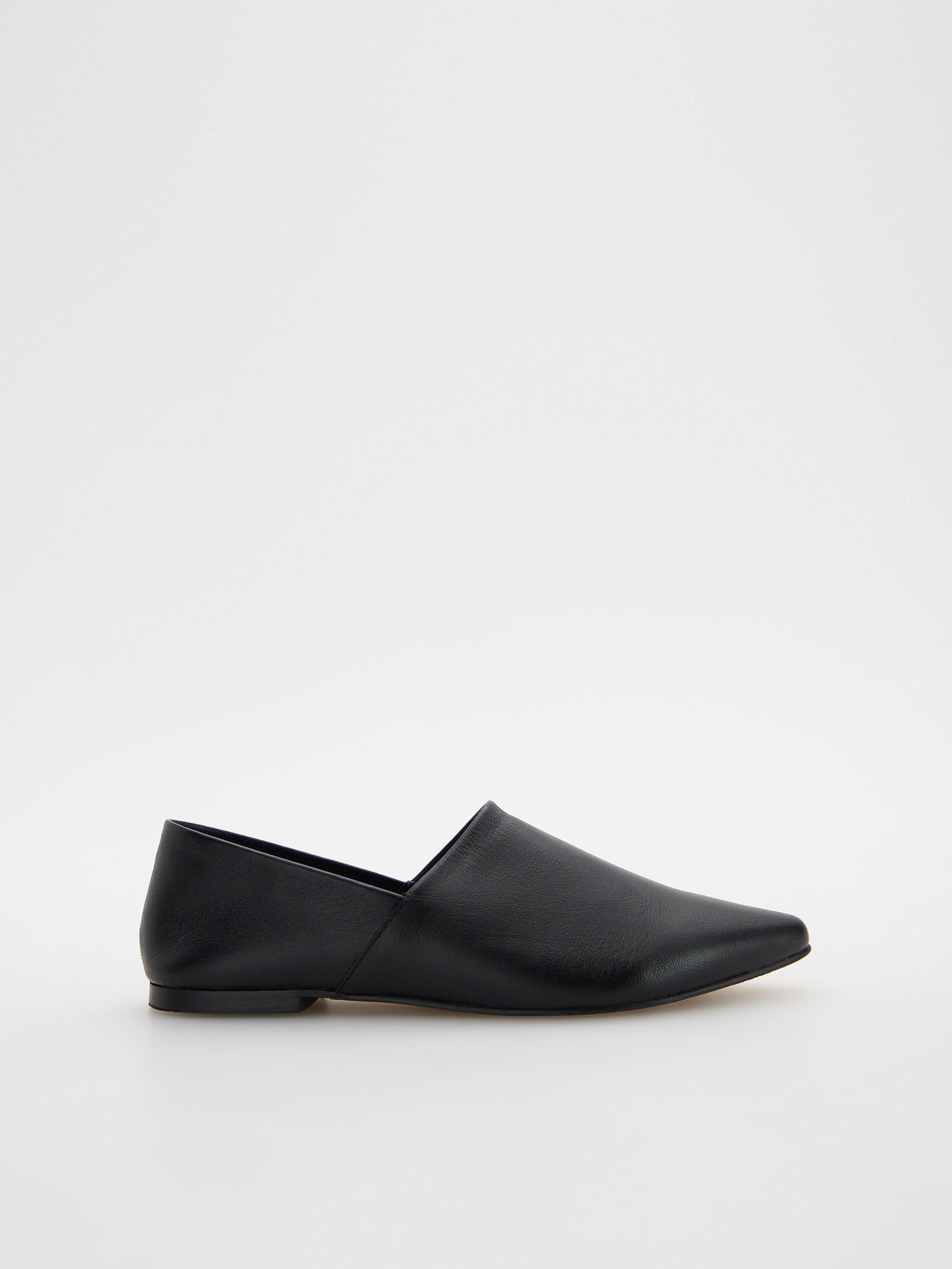 Black Leather Loafers, , large image number 2