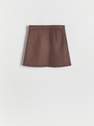 Reserved - Brown Mini Skirt, Kids Girls