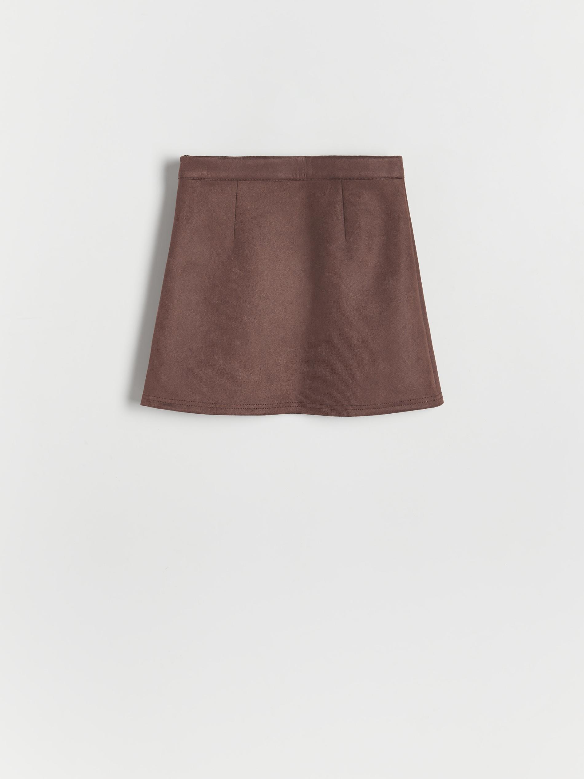 Reserved - Brown Mini Skirt, Kids Girls