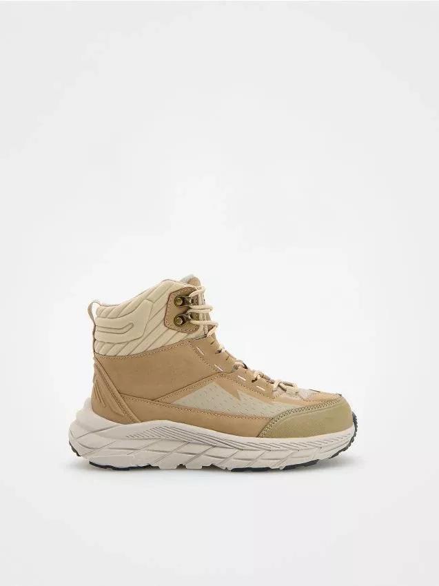Beige Ankle Boots With Thick Soles, , large image number 0