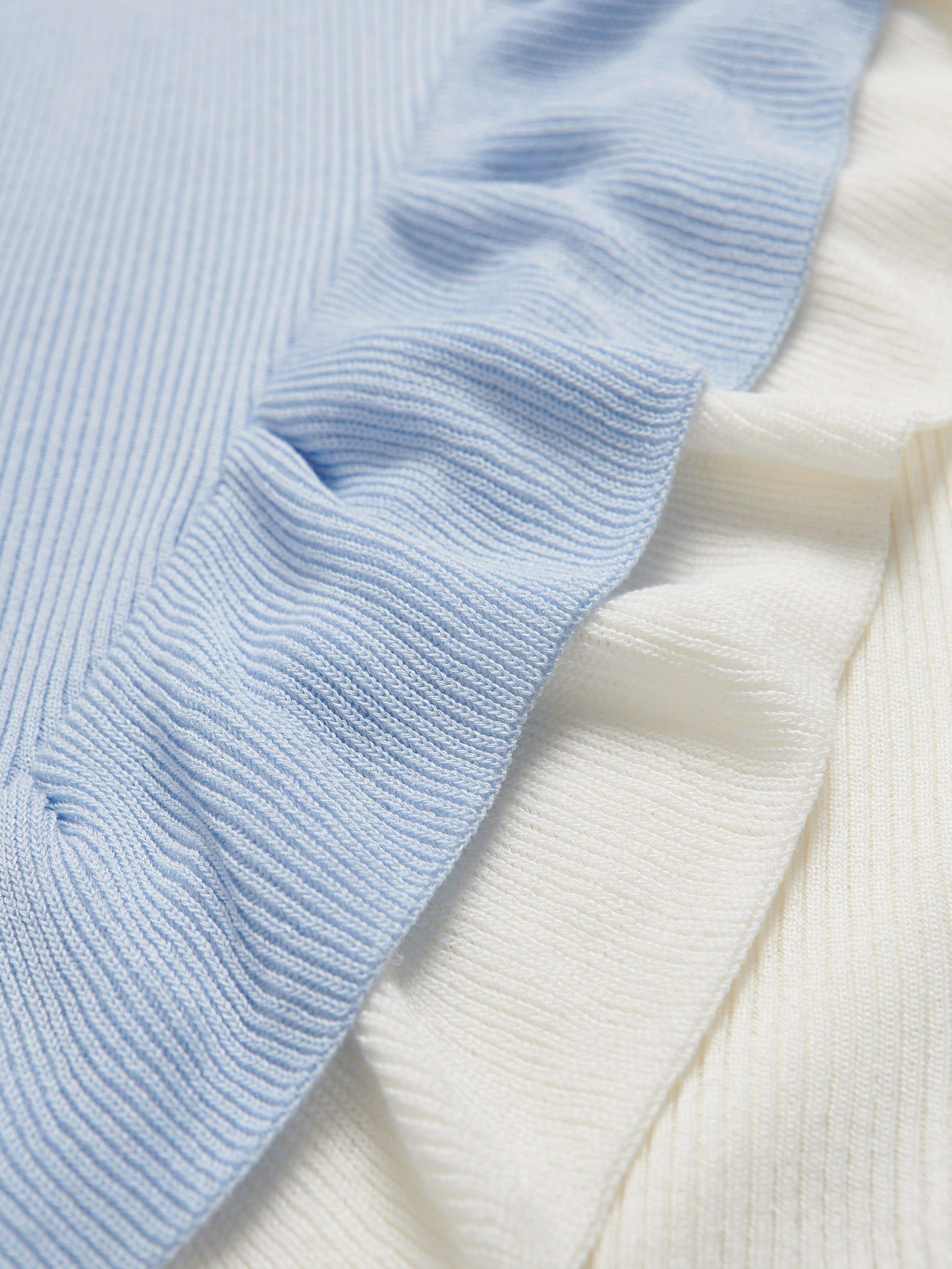 Blue Ruffle Top, , large image number 5