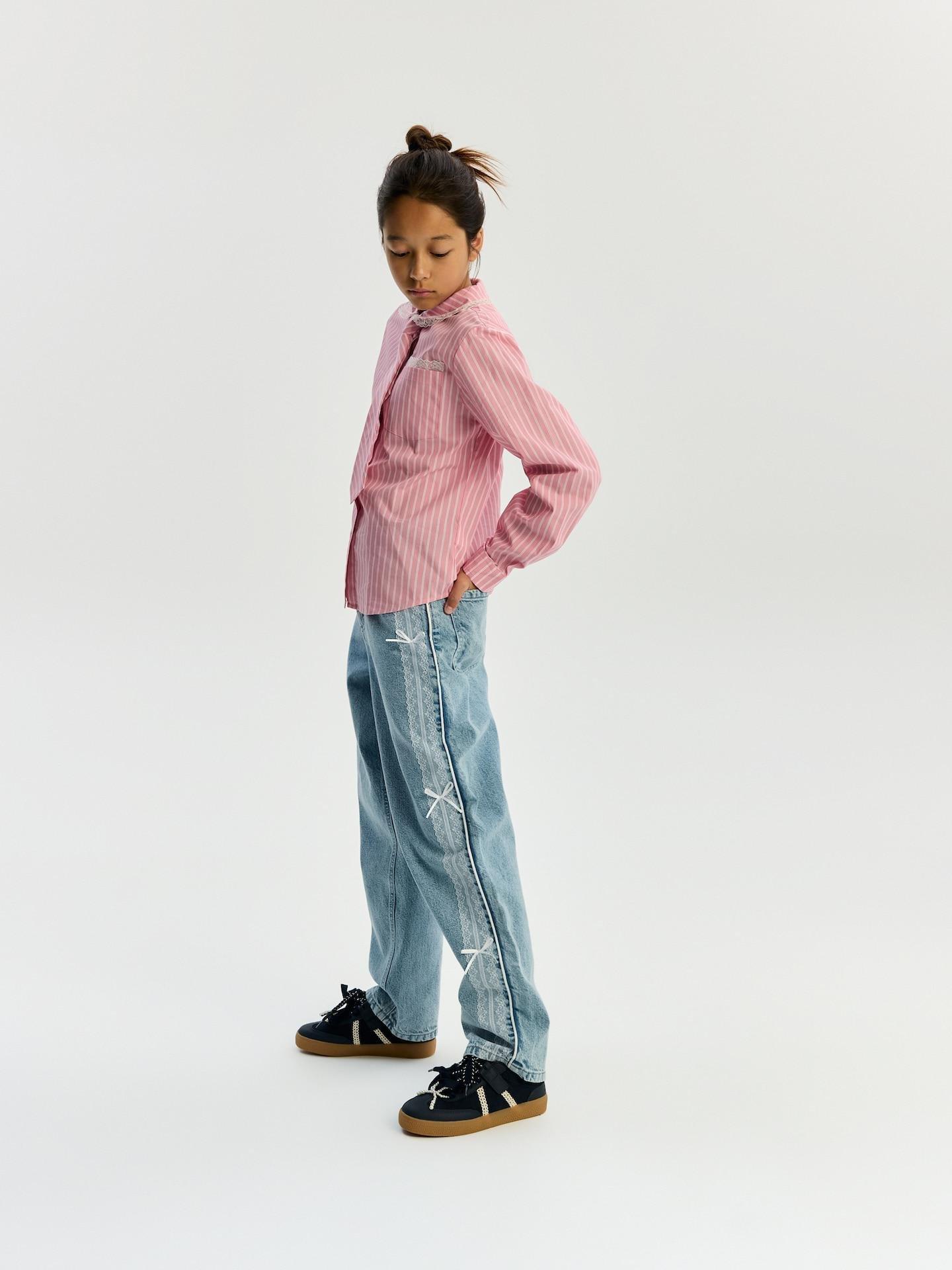 Blue Baggy Fit Jeans, Blue, medium