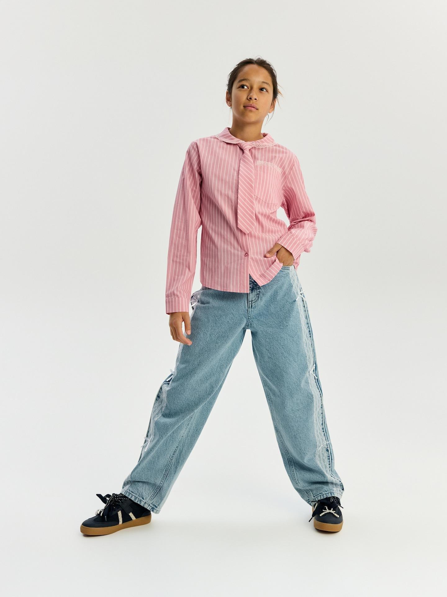 Blue Baggy Fit Jeans, Blue, medium