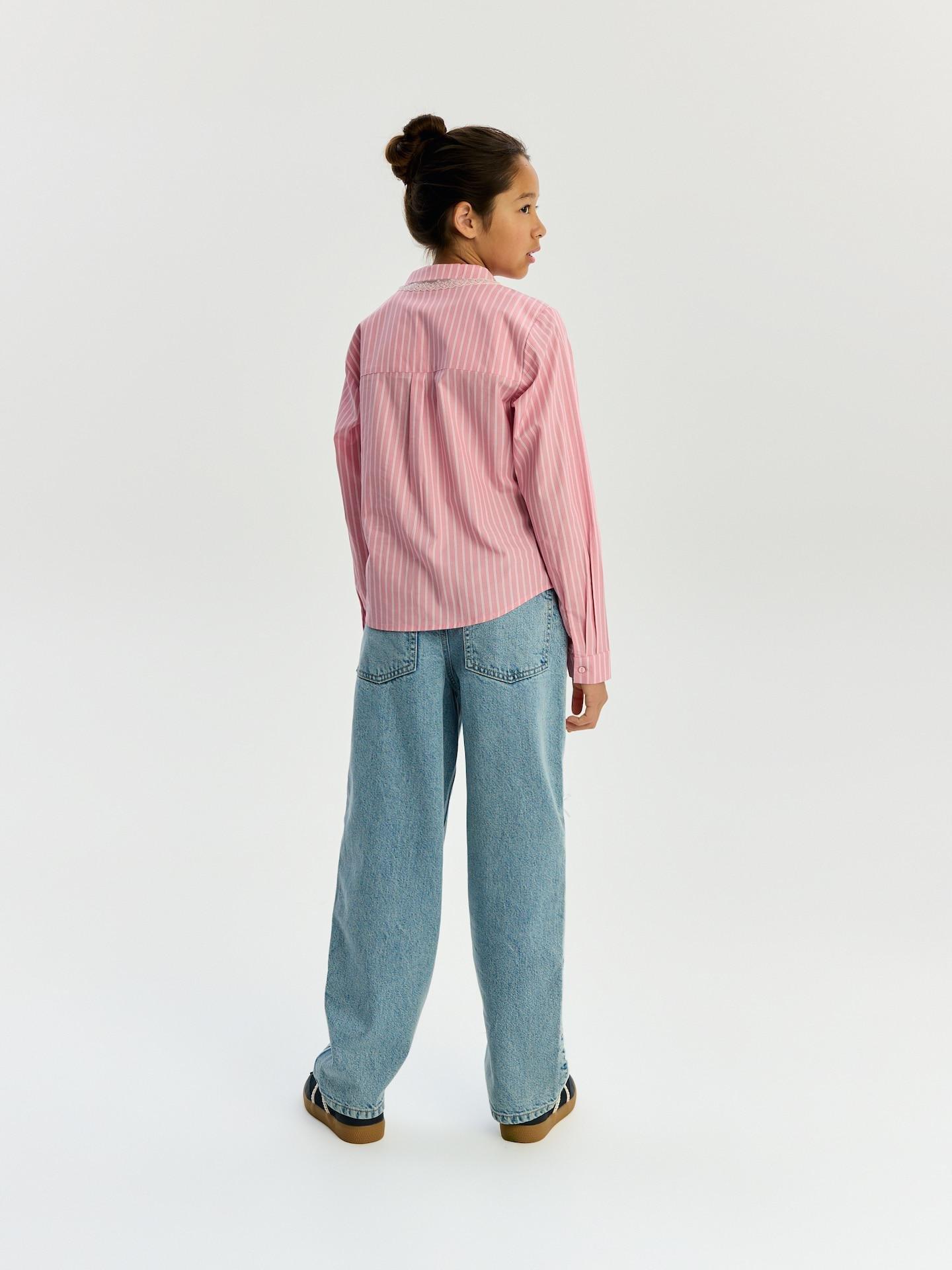 Blue Baggy Fit Jeans, Blue, large image number 4