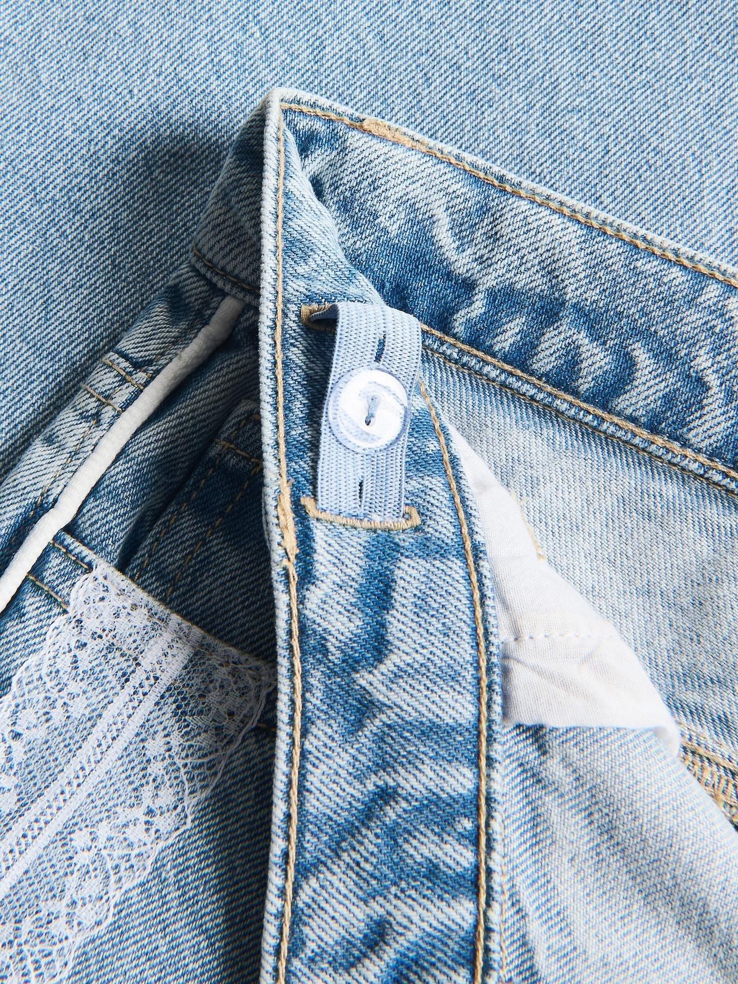 Blue Baggy Fit Jeans, Blue, large image number 5