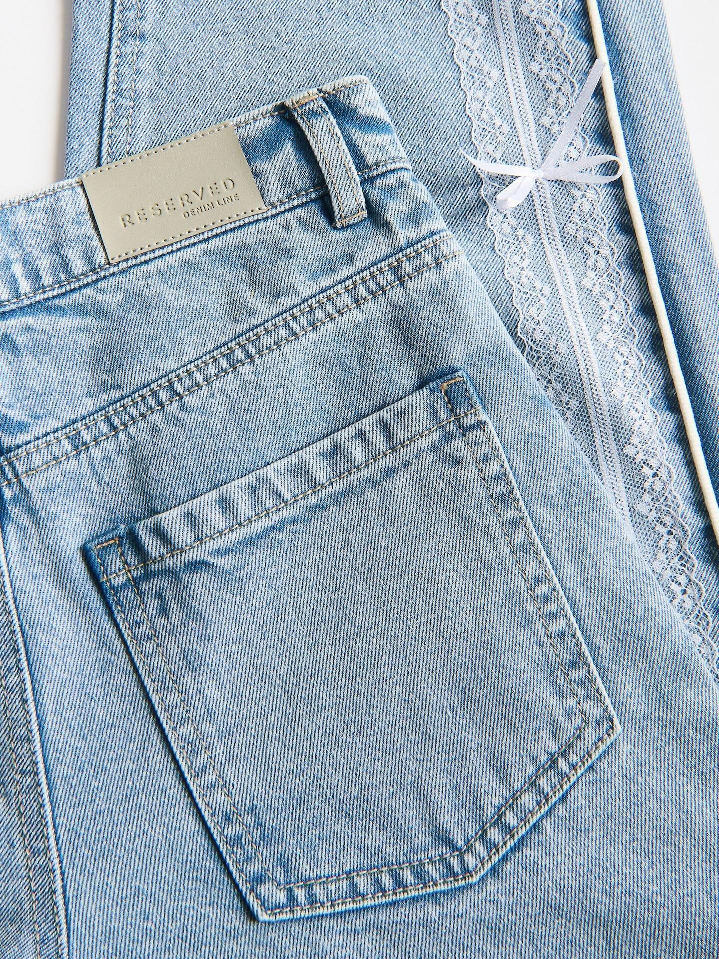 Blue Baggy Fit Jeans, Blue, large image number 6