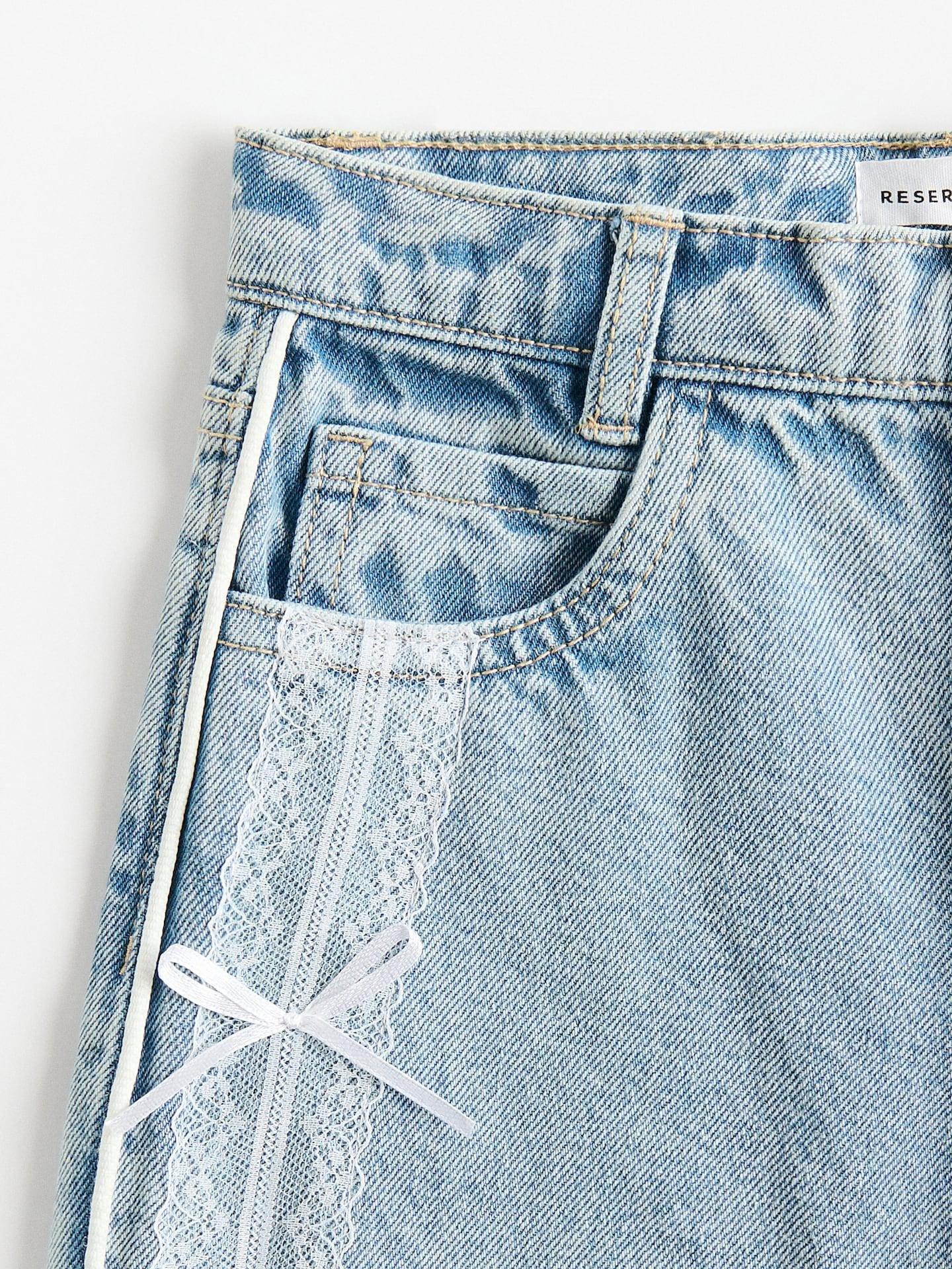 Blue Baggy Fit Jeans, Blue, large image number 7
