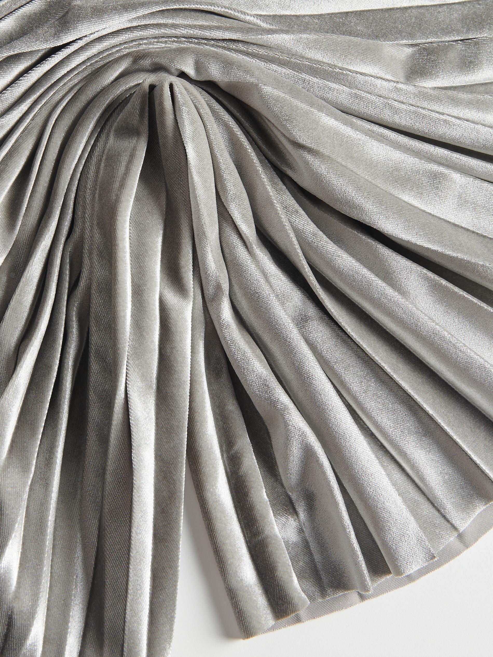 Grey Pleated Skirt, Kids Girls, , large image number 5