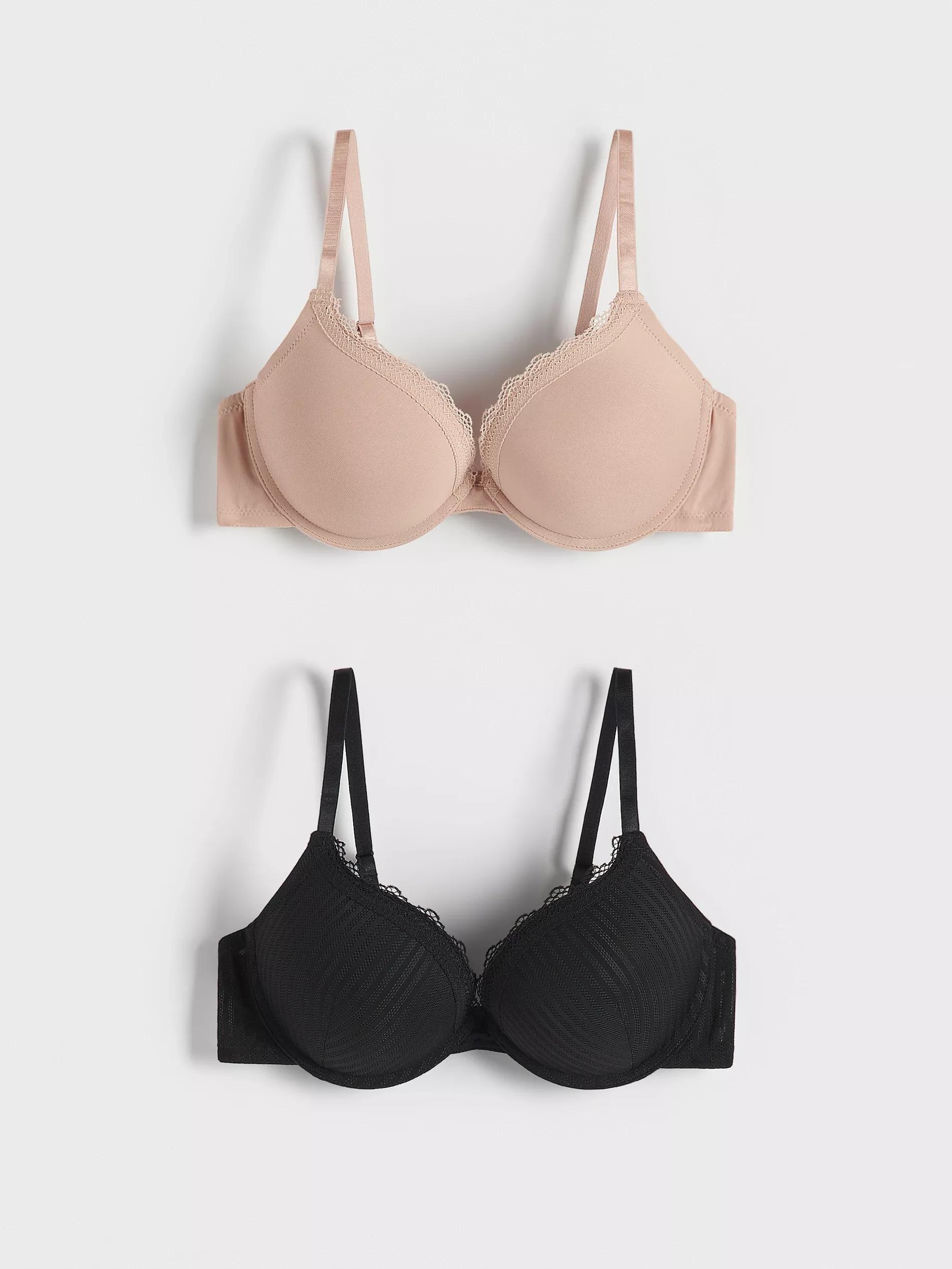 Pink Set Of 2 Bras With Strong Push-Up Effect, Pink, large image number 0