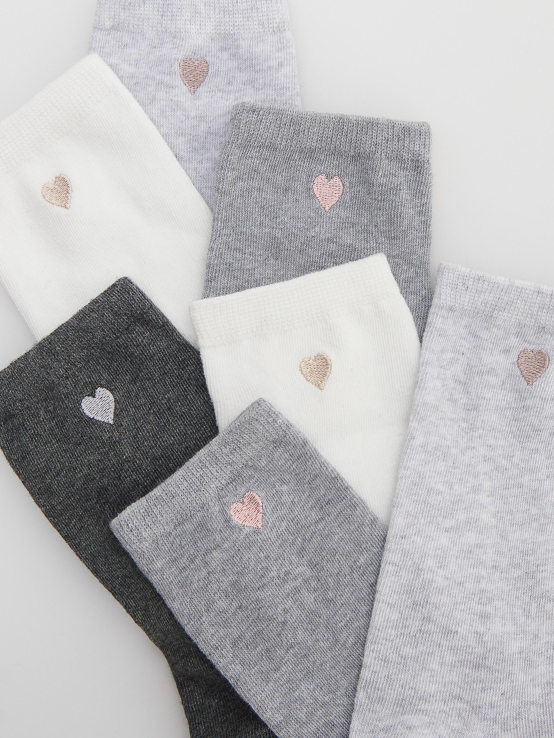 Reserved - Grey Cotton Rich Socks 7 Pack