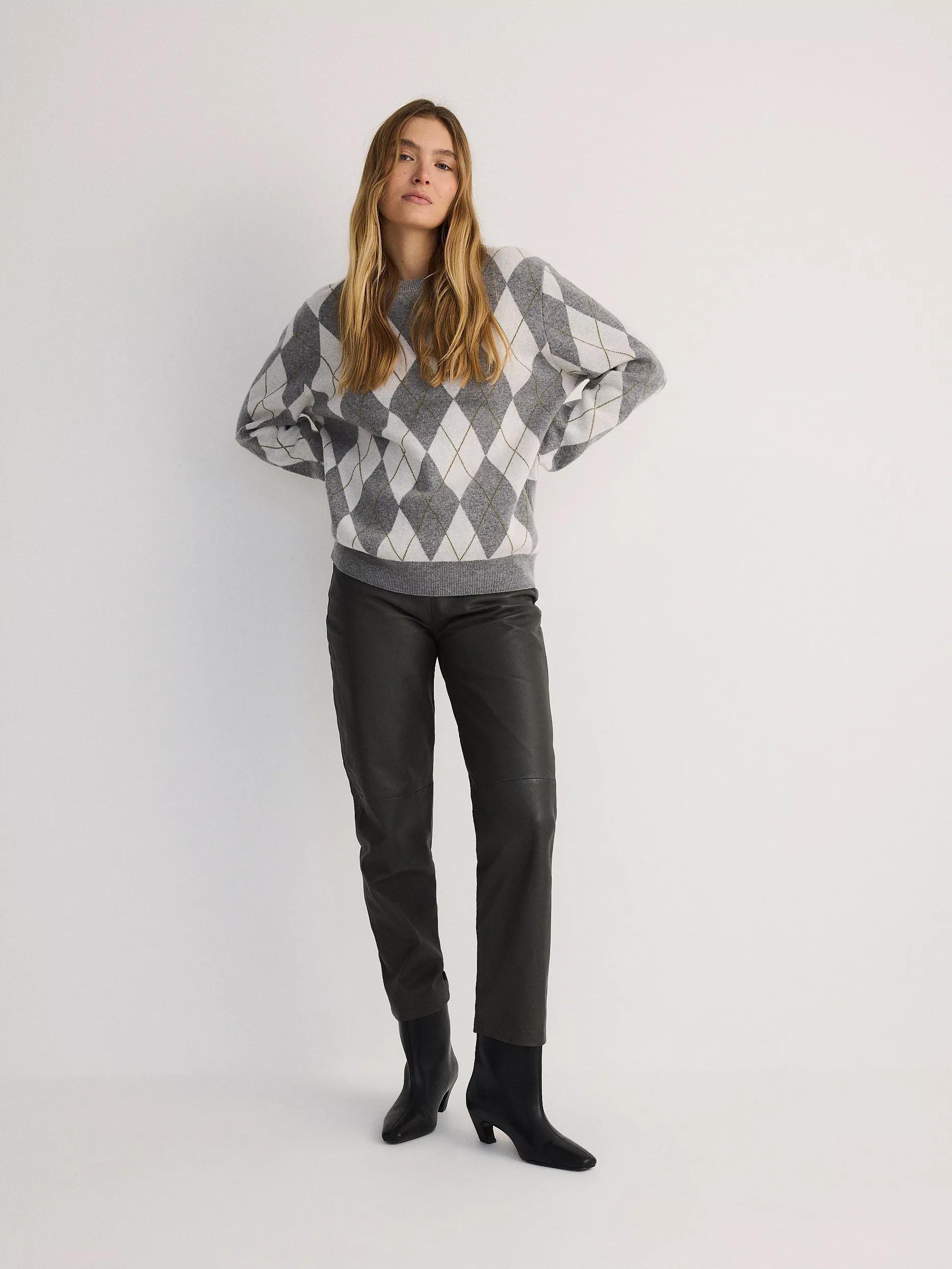Grey Wool Blended Jumper, , large image number 1
