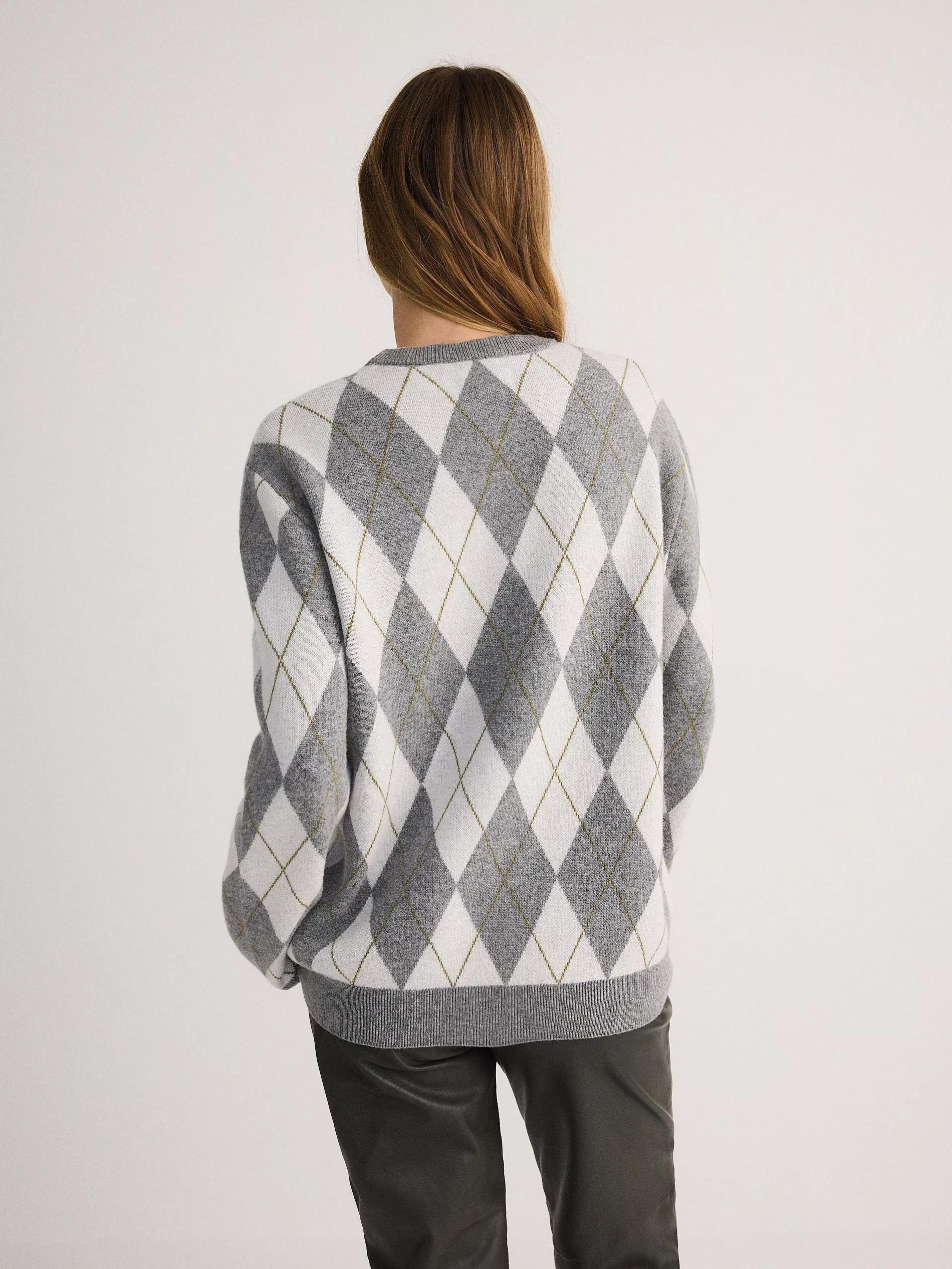 Grey Wool Blended Jumper, , large image number 3