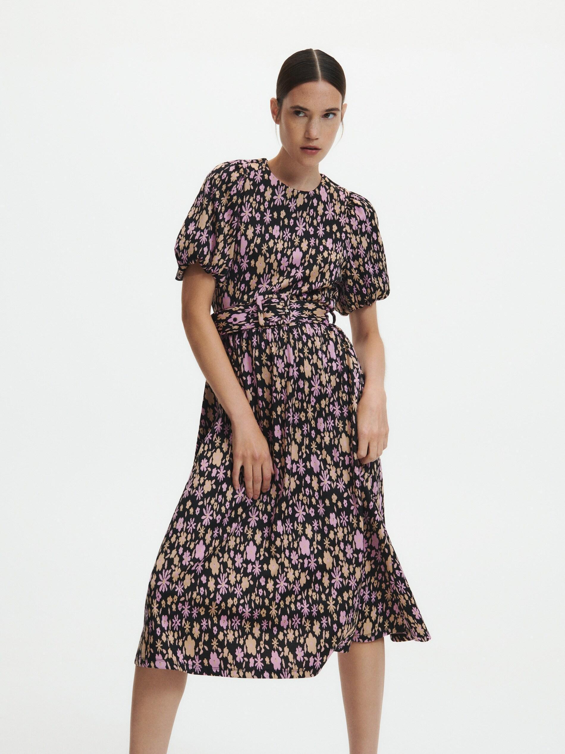 Pink Patterned Dress, , large image number 1