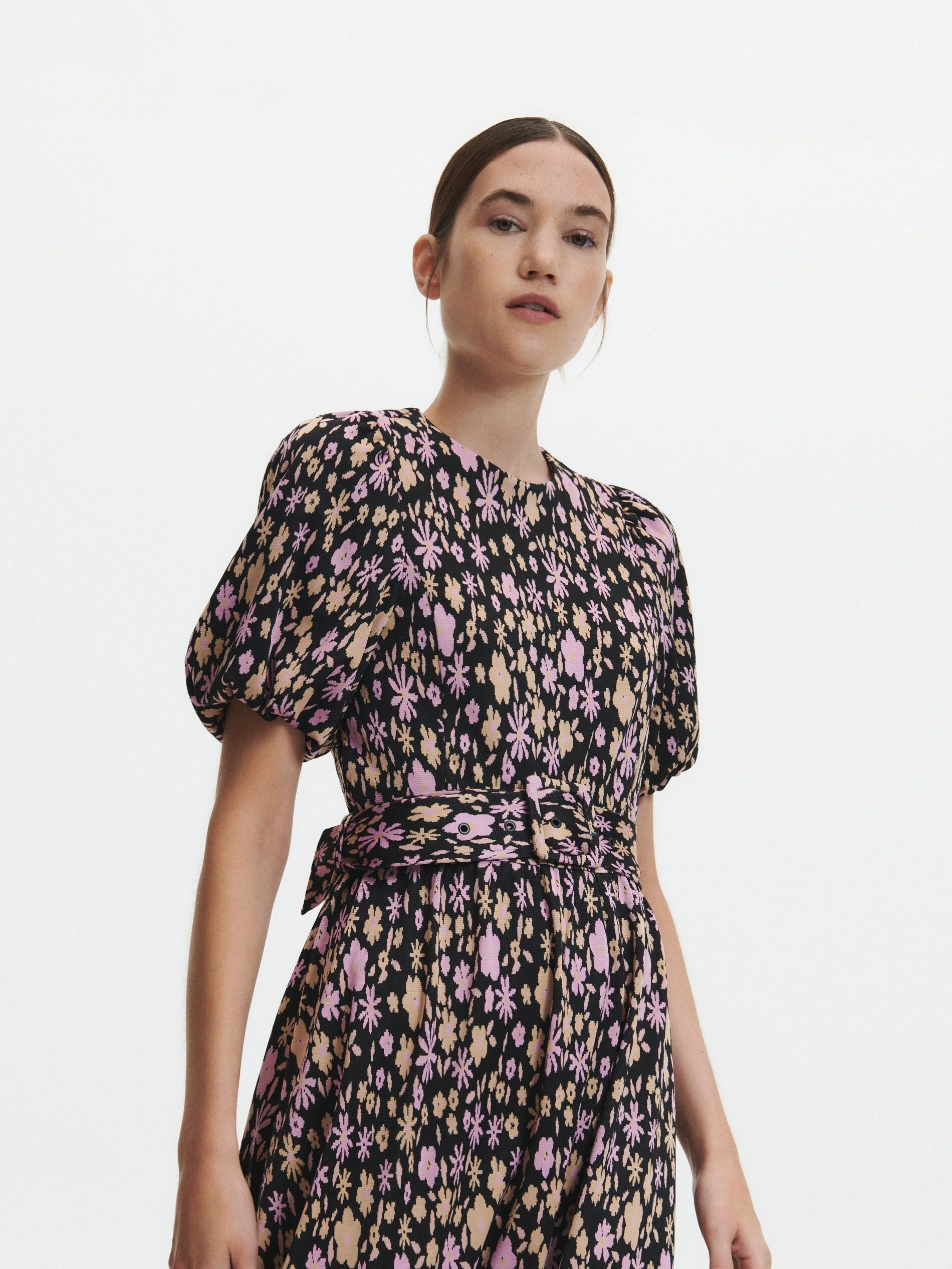 Pink Patterned Dress, , large image number 3