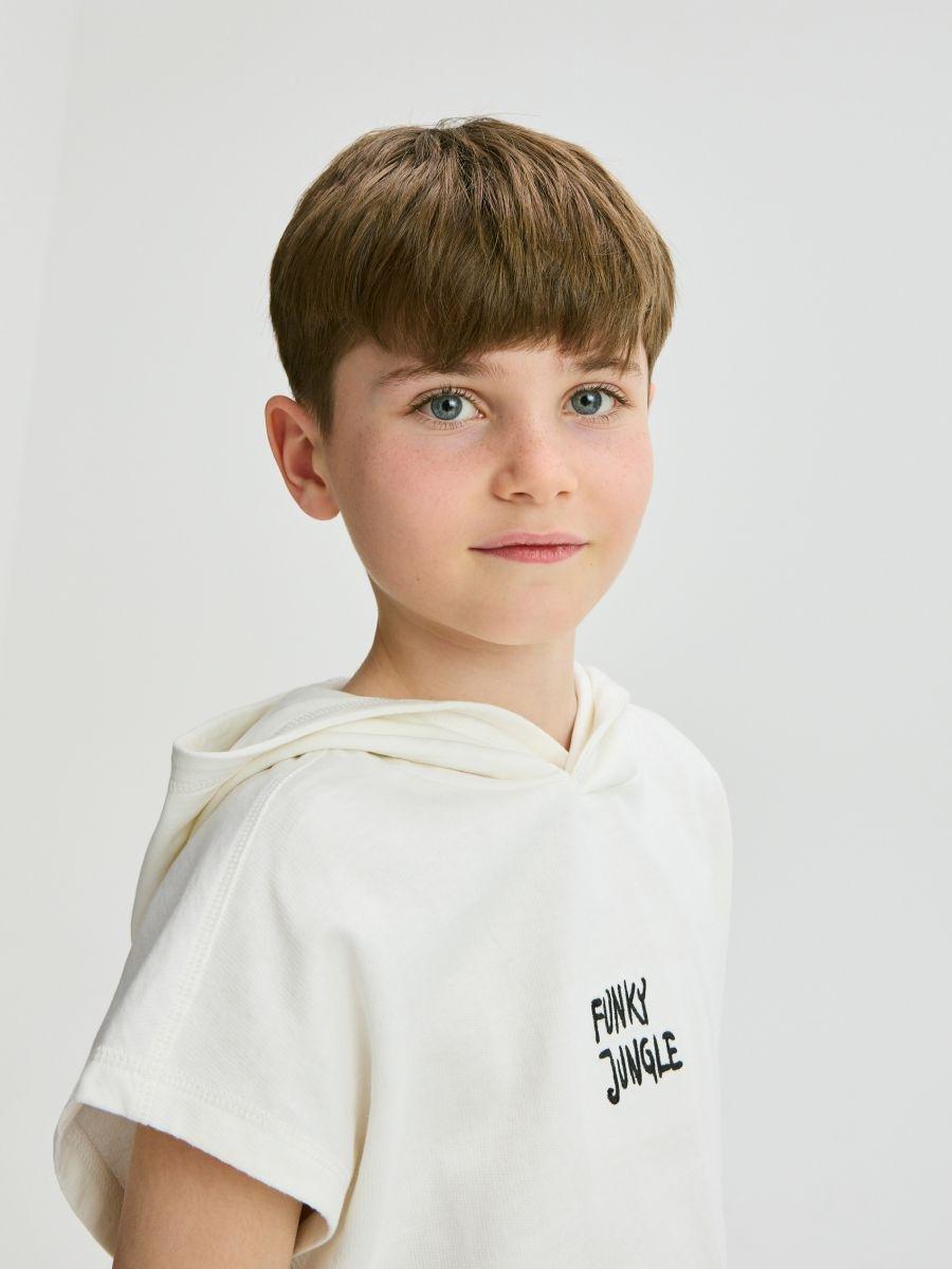White Knitted Sweater, , large image number 1