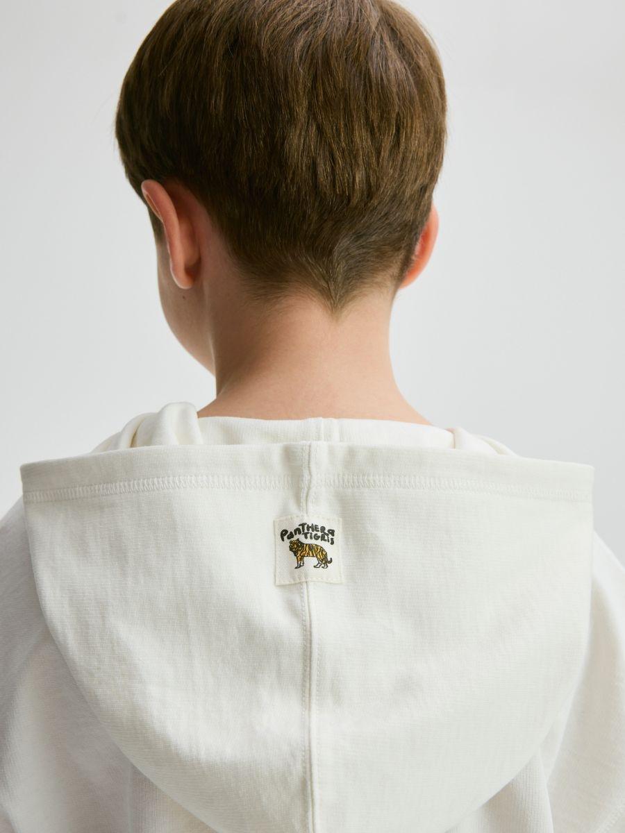 White Knitted Sweater, , large image number 2