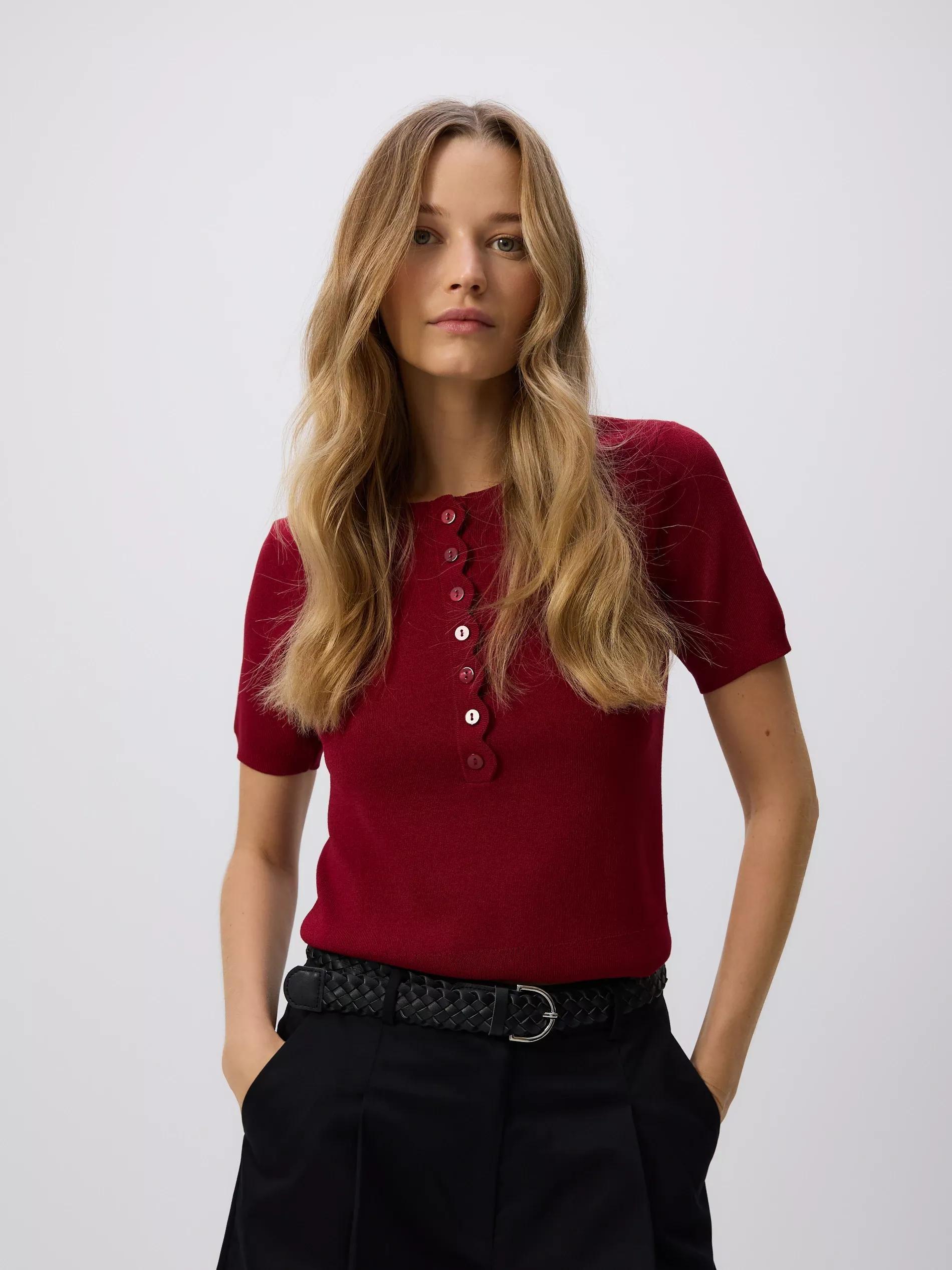CARMINE Short-sleeved sweater, , large image number 0