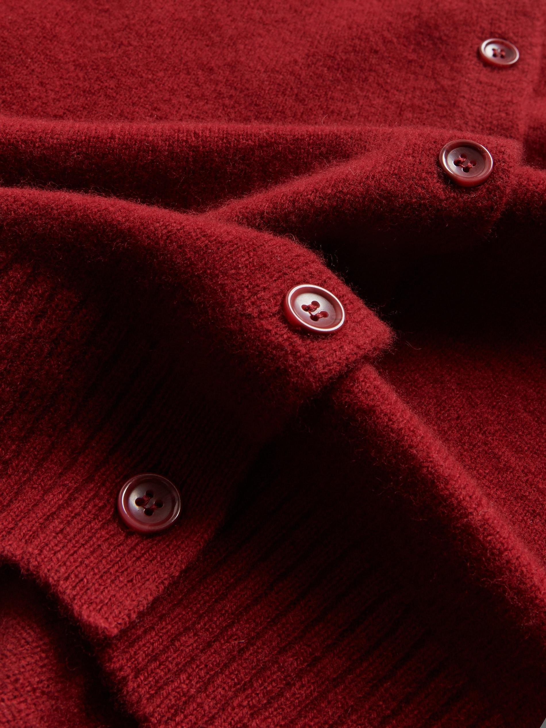 Burgundy Wool Vest, , large image number 1