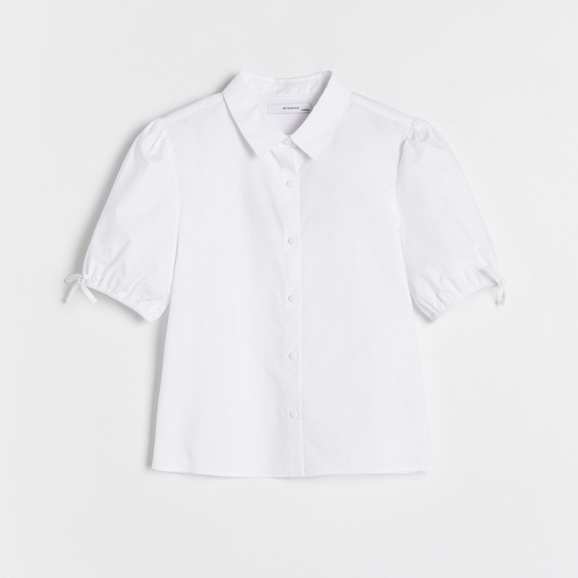 White Shirt, Kids Girls, , large image number 1