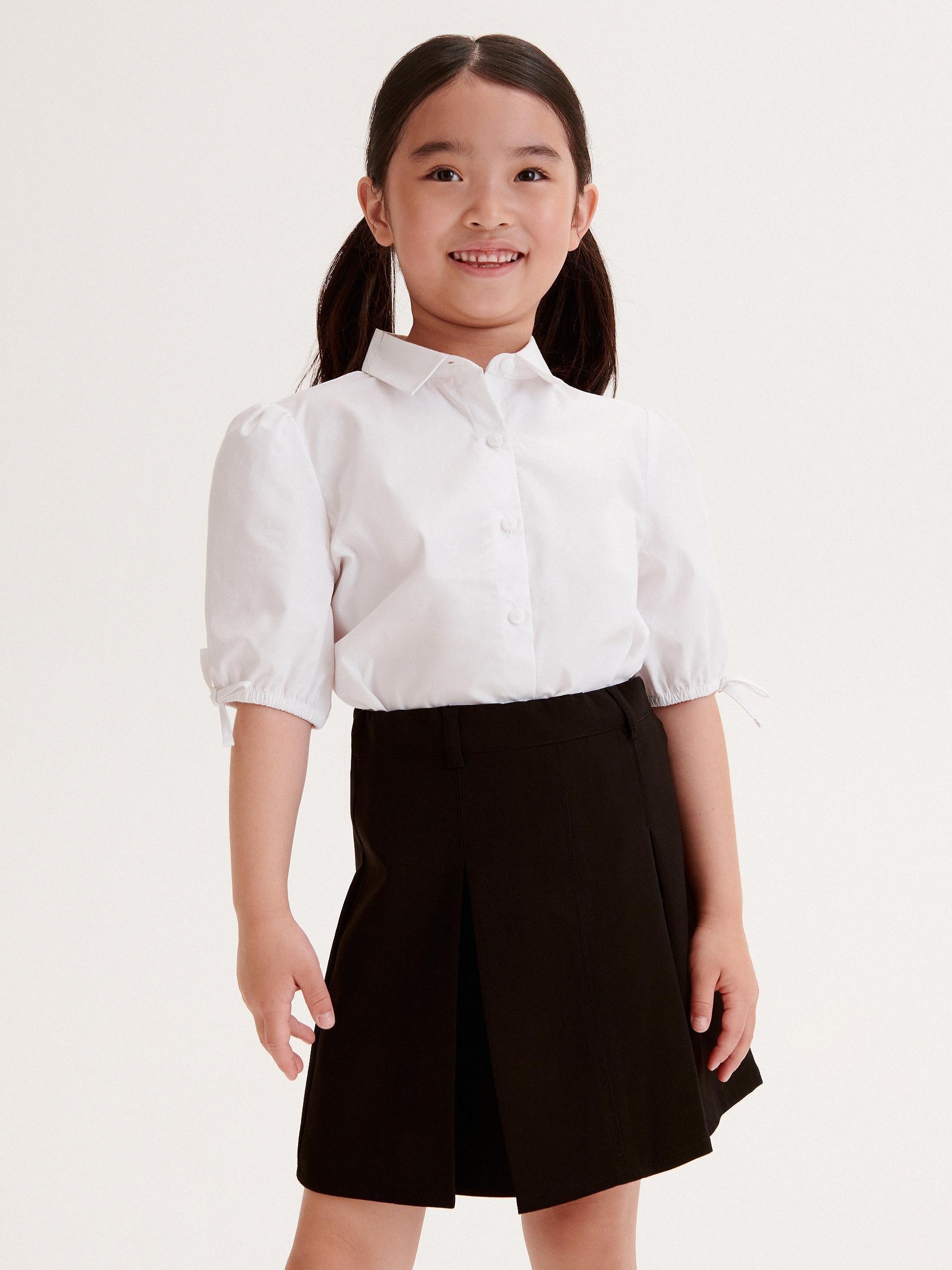 White Shirt, Kids Girls, , large image number 3