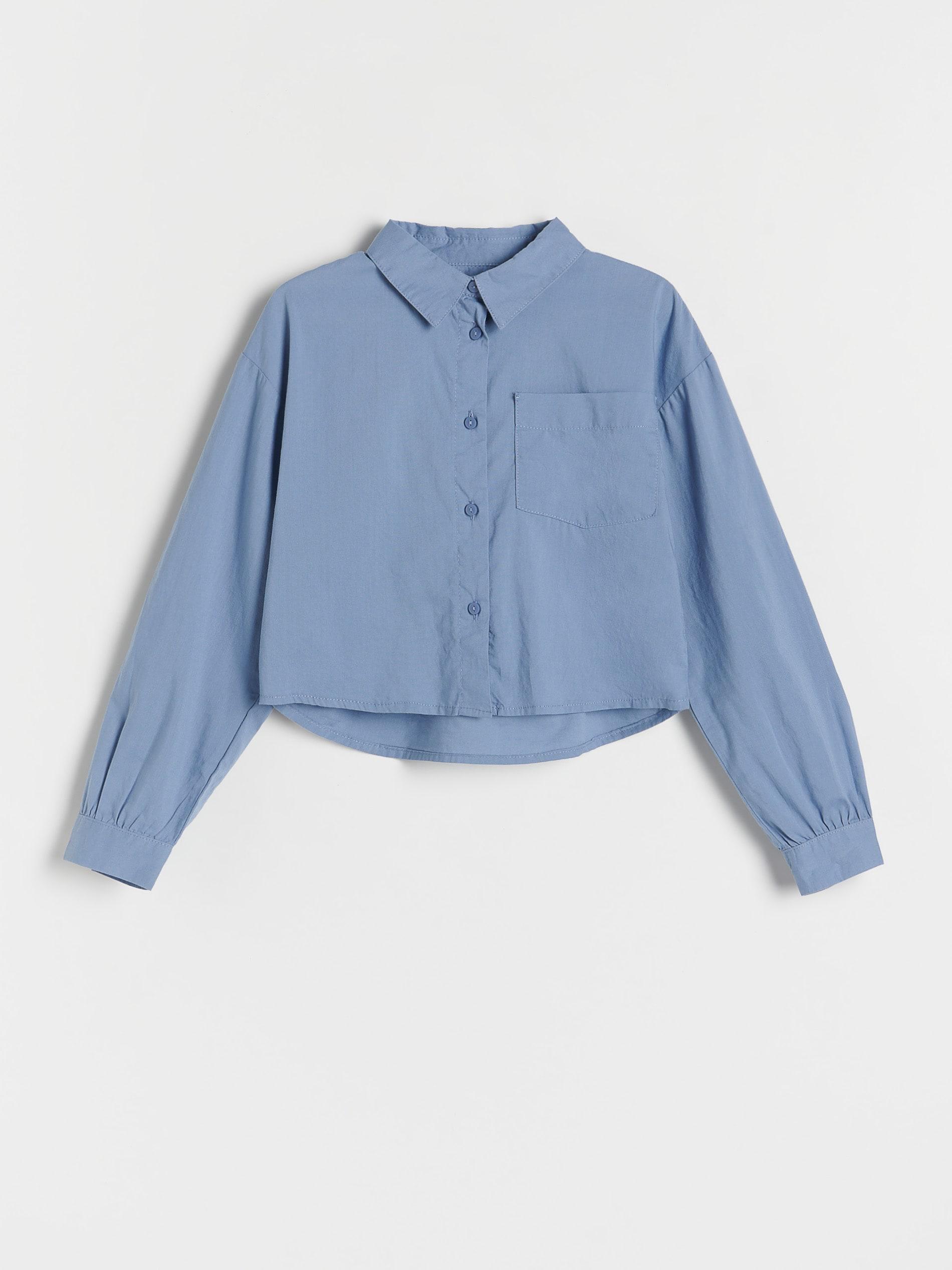 White Cotton Shirt, Kids Girls, , large image number 3