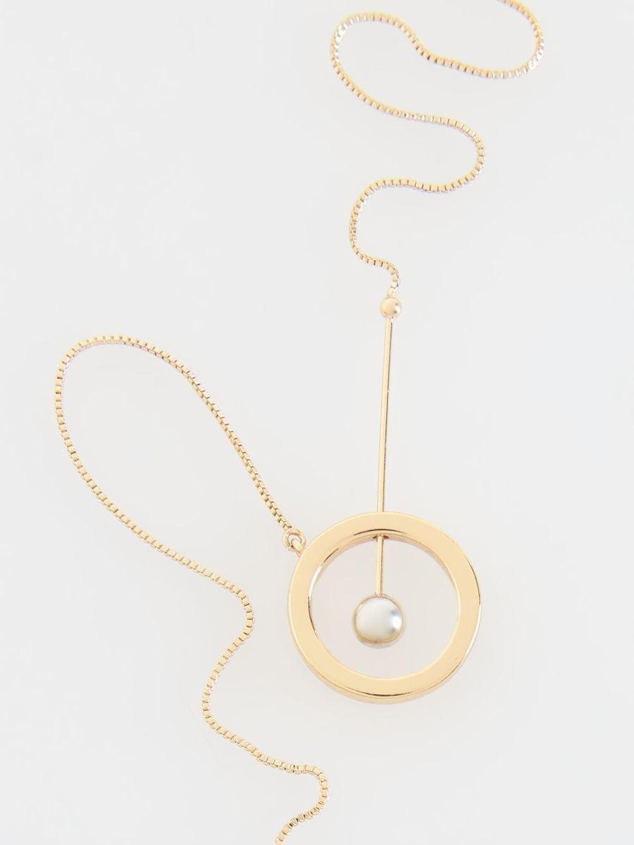 Multicolour Necklace With Pendant, Multicolor, large image number 1