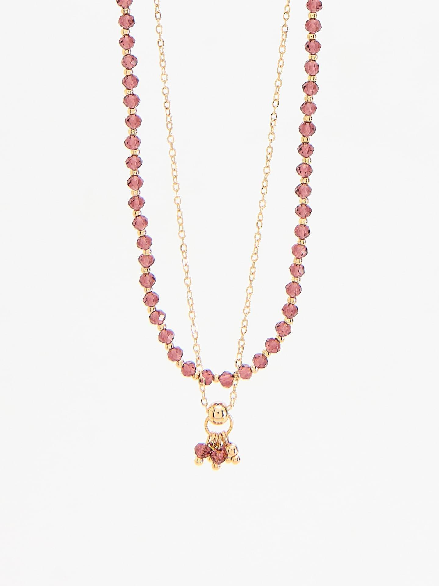 Purple Necklace Set, Purple, medium