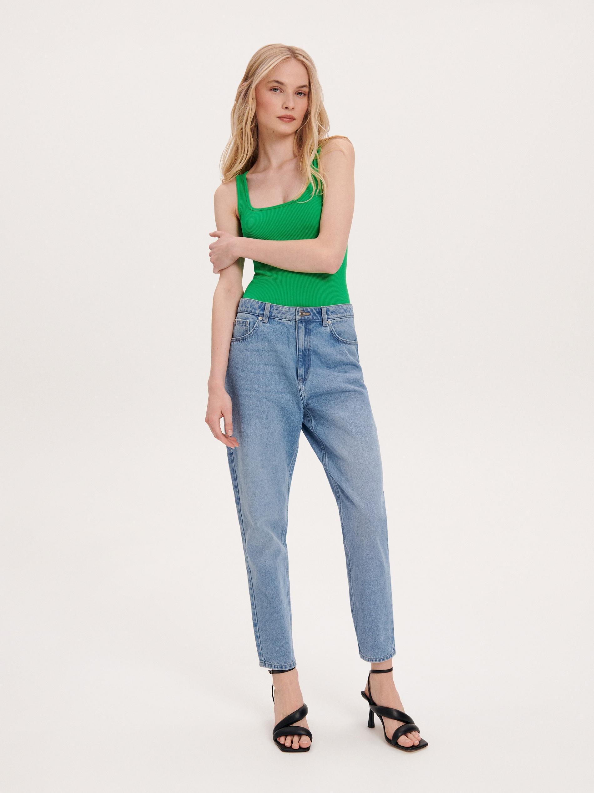 Green Ribbed Jersey Body, , large image number 0