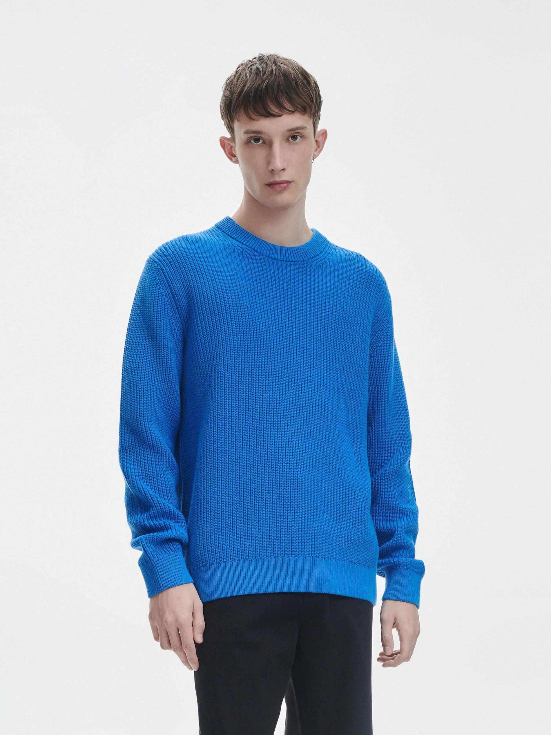 Reserved - Blue Jumper With Round Neck