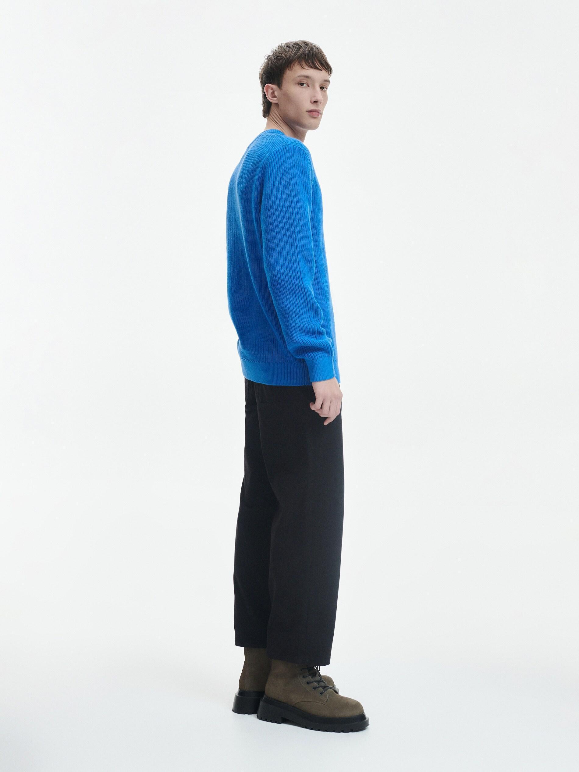 Reserved - Blue Jumper With Round Neck