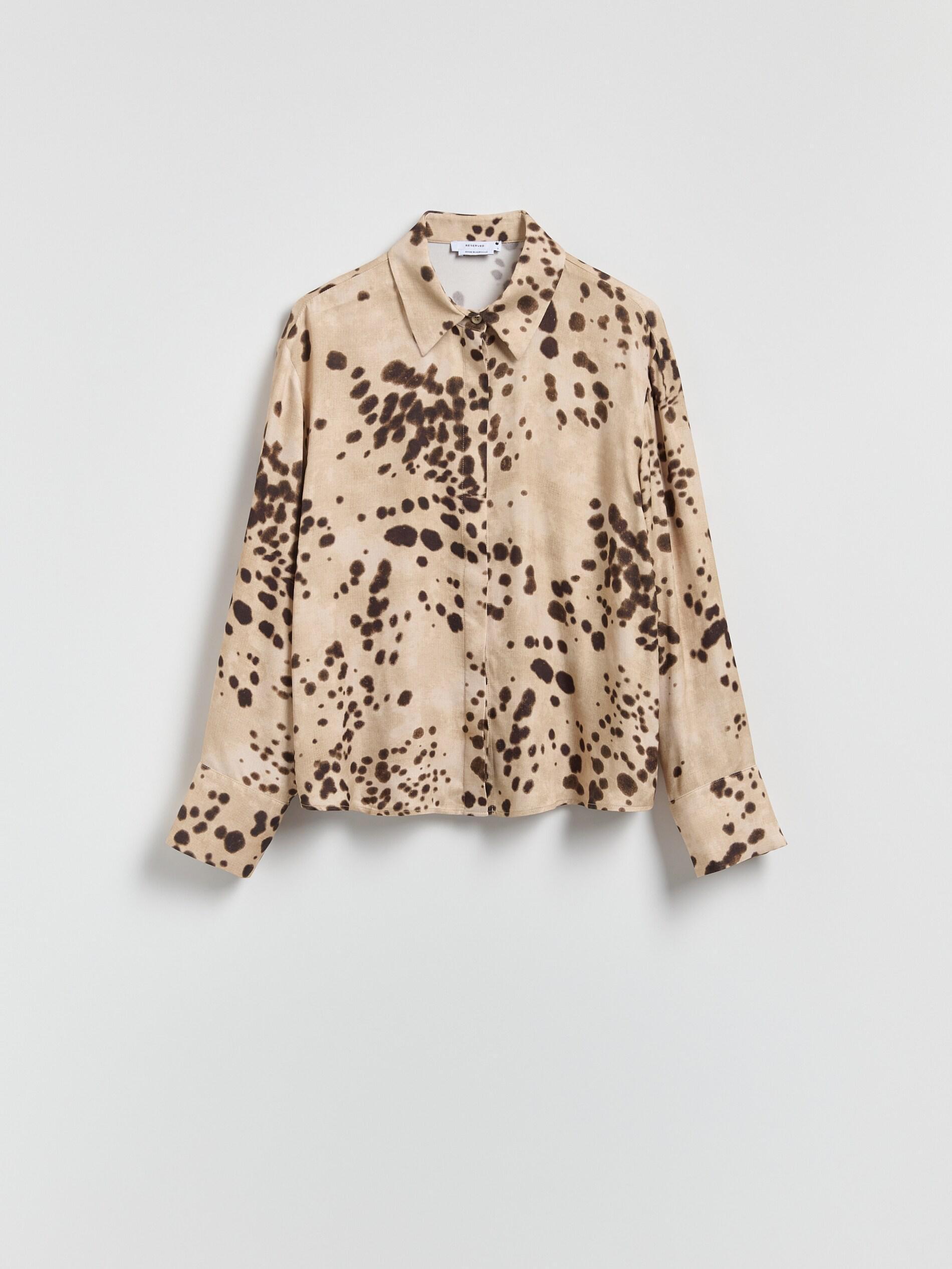 Multicolour Patterned Viscose Shirt, Multicolor, large image number 2