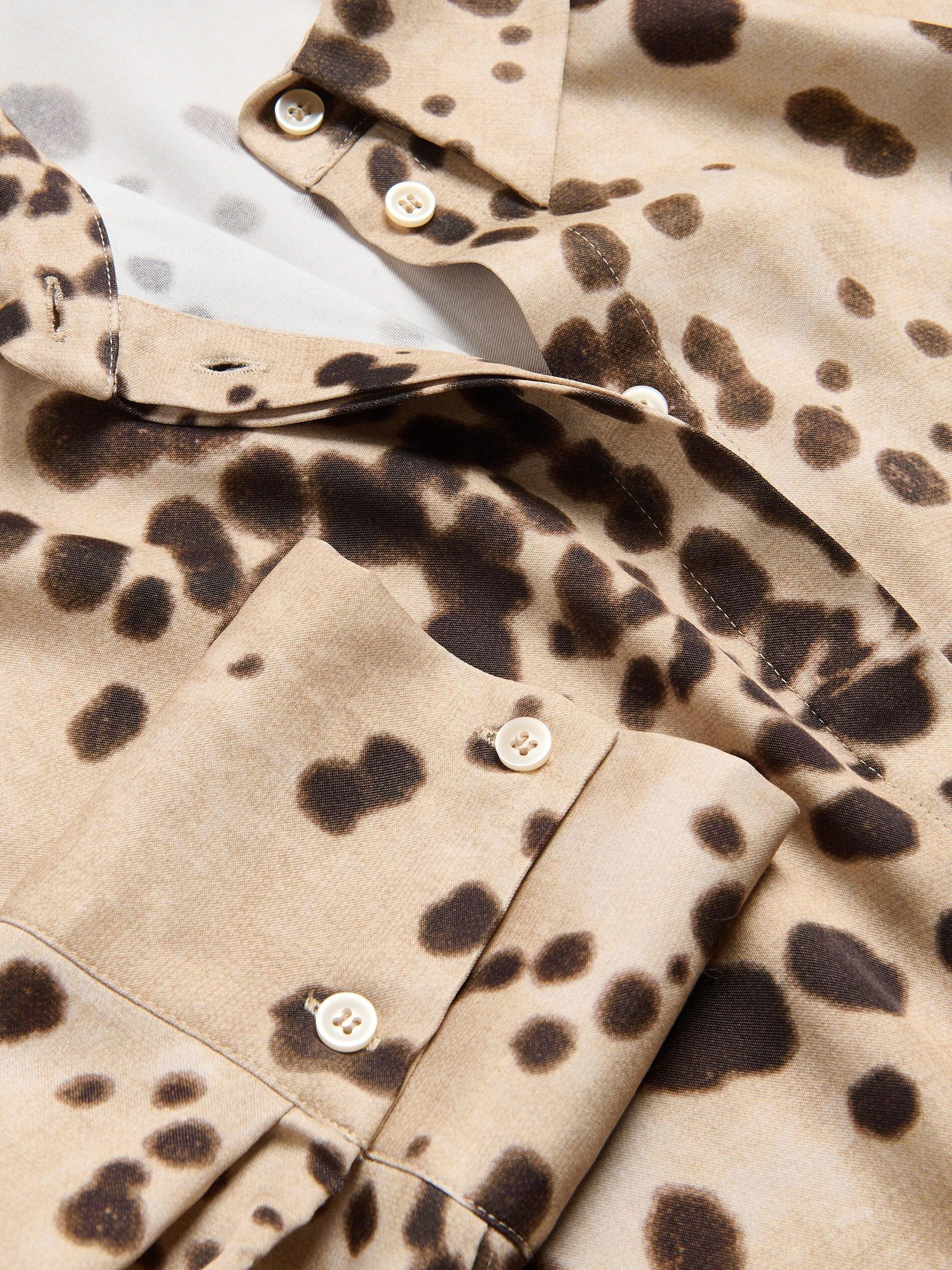 Multicolour Patterned Viscose Shirt, Multicolor, large image number 3