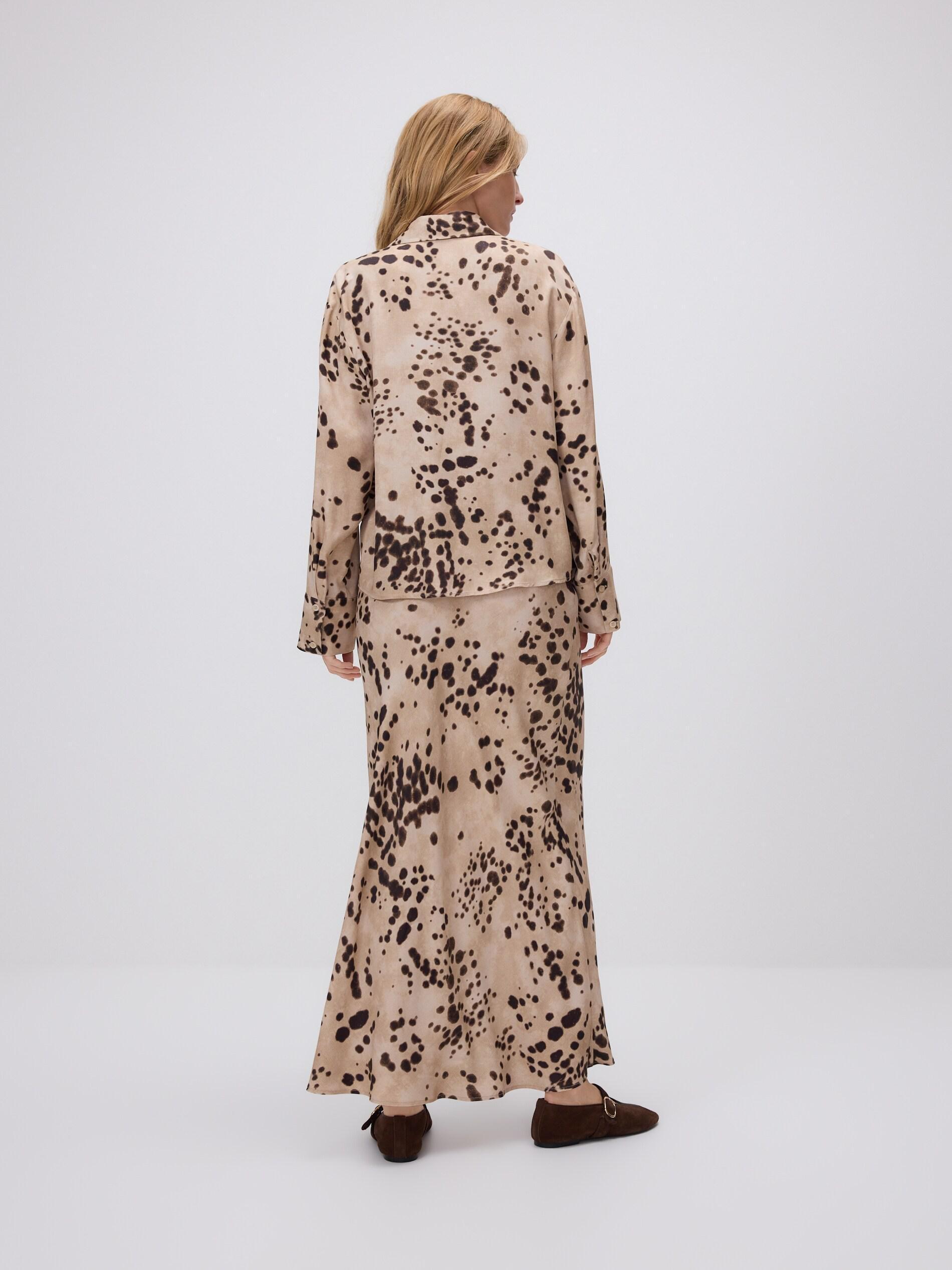 Multicolour Patterned Viscose Shirt, Multicolor, large image number 5