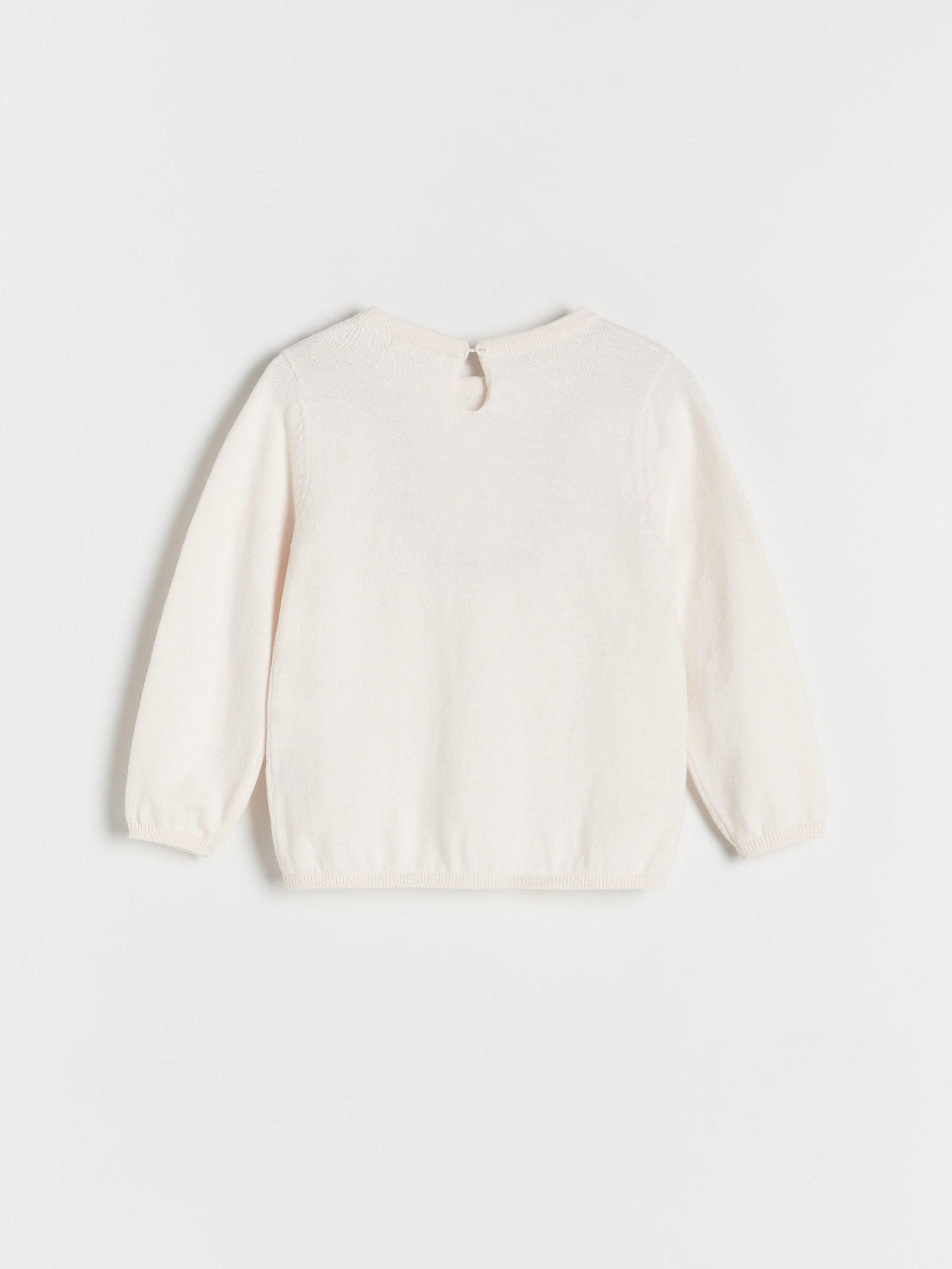 Cream Jumper With Peplum Hem, Kids Girls, , large image number 2